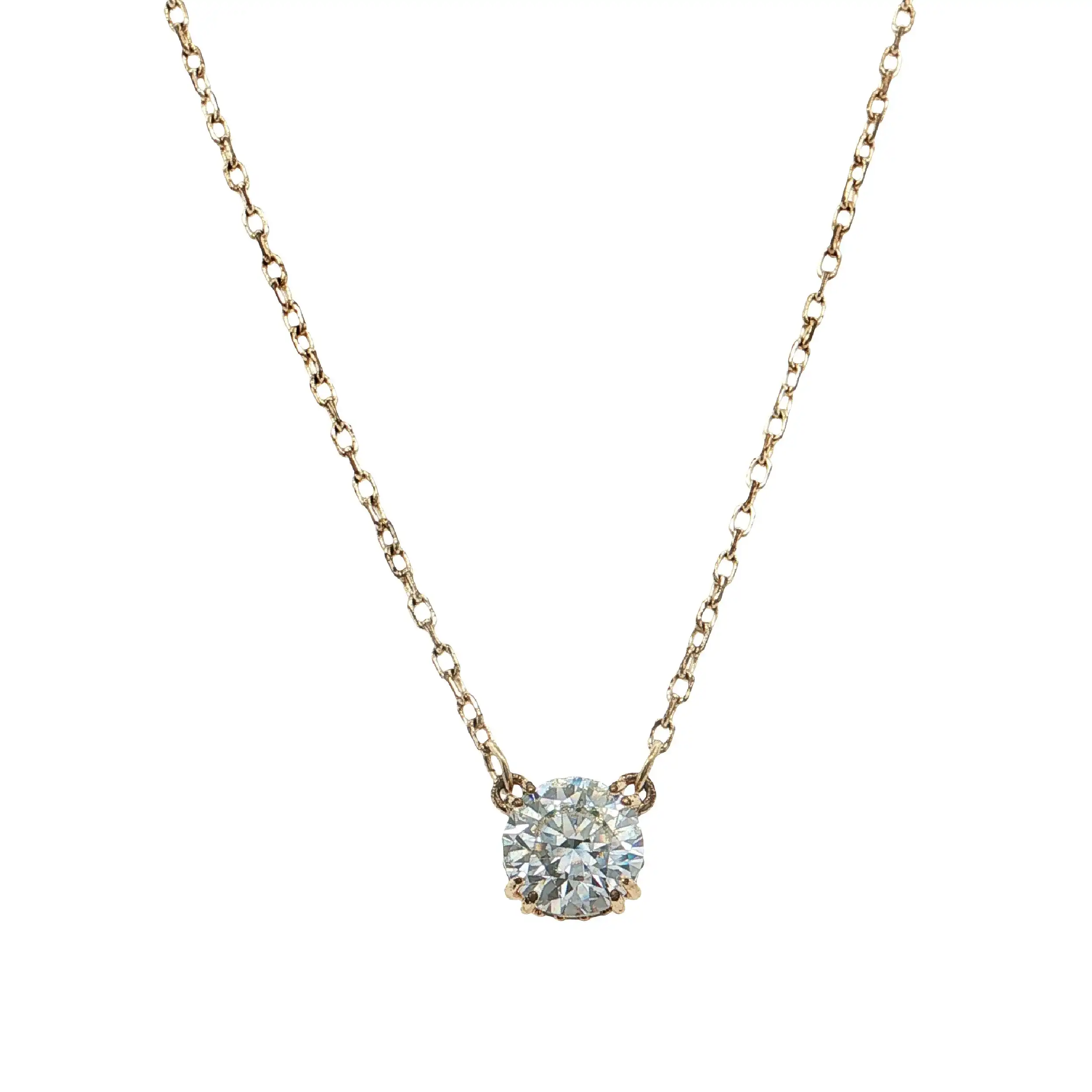 Collier vergoldet mit Zirkonia "Swarovski"