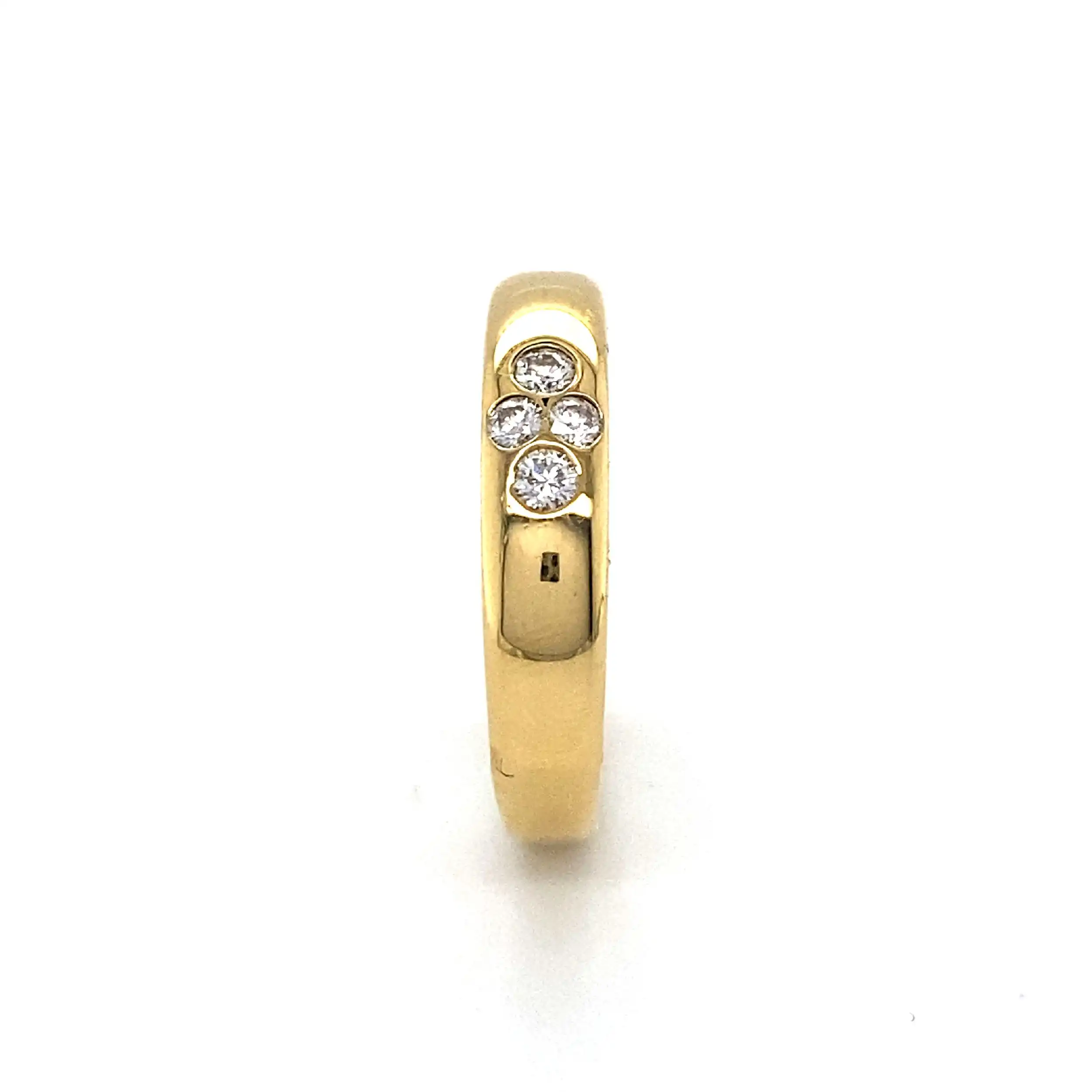 Ring Gelbgold mit Brillanten Ring Gelbgold mit Brillanten