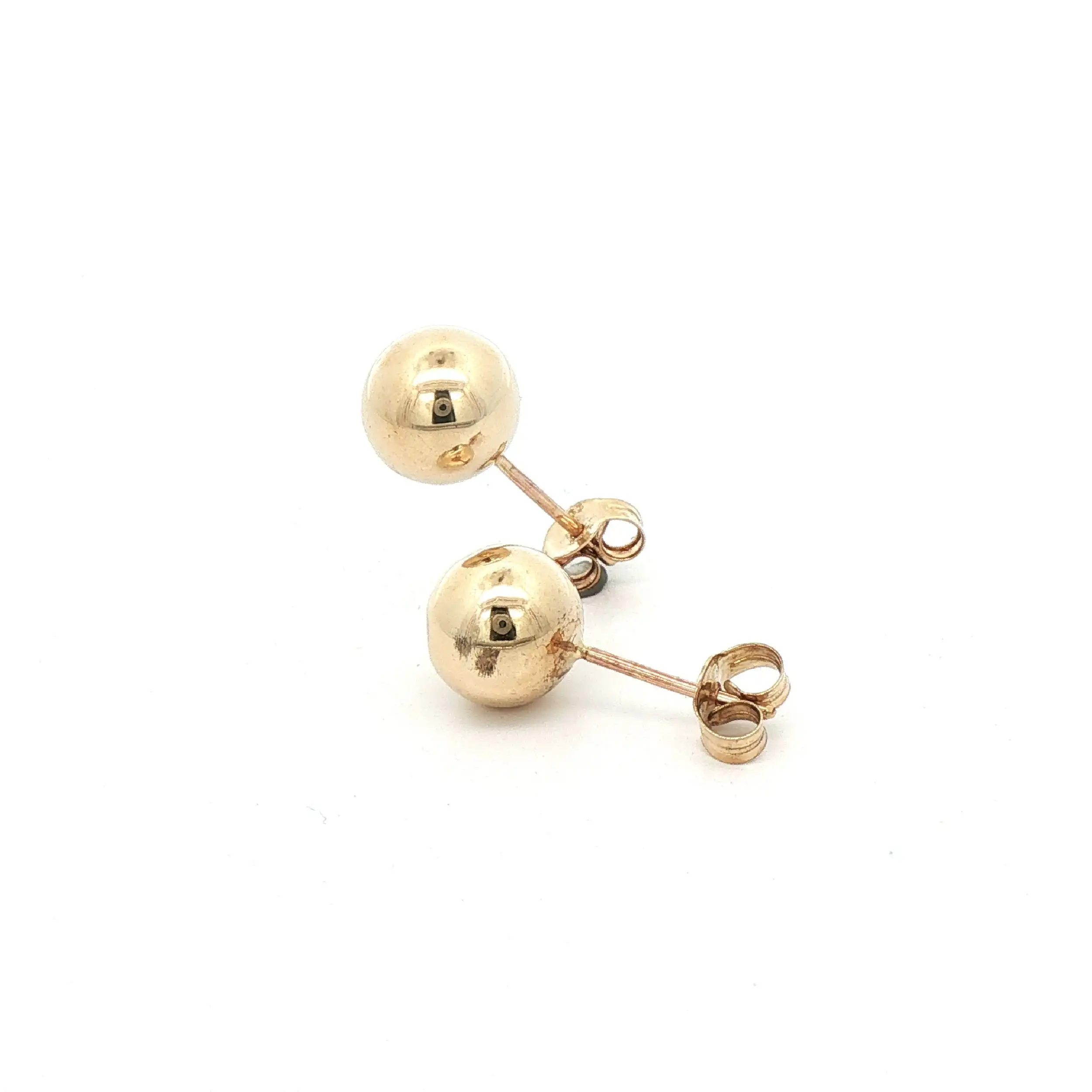 Ohrstecker Gelbgold Kugel Ohrstecker Gelbgold Kugel