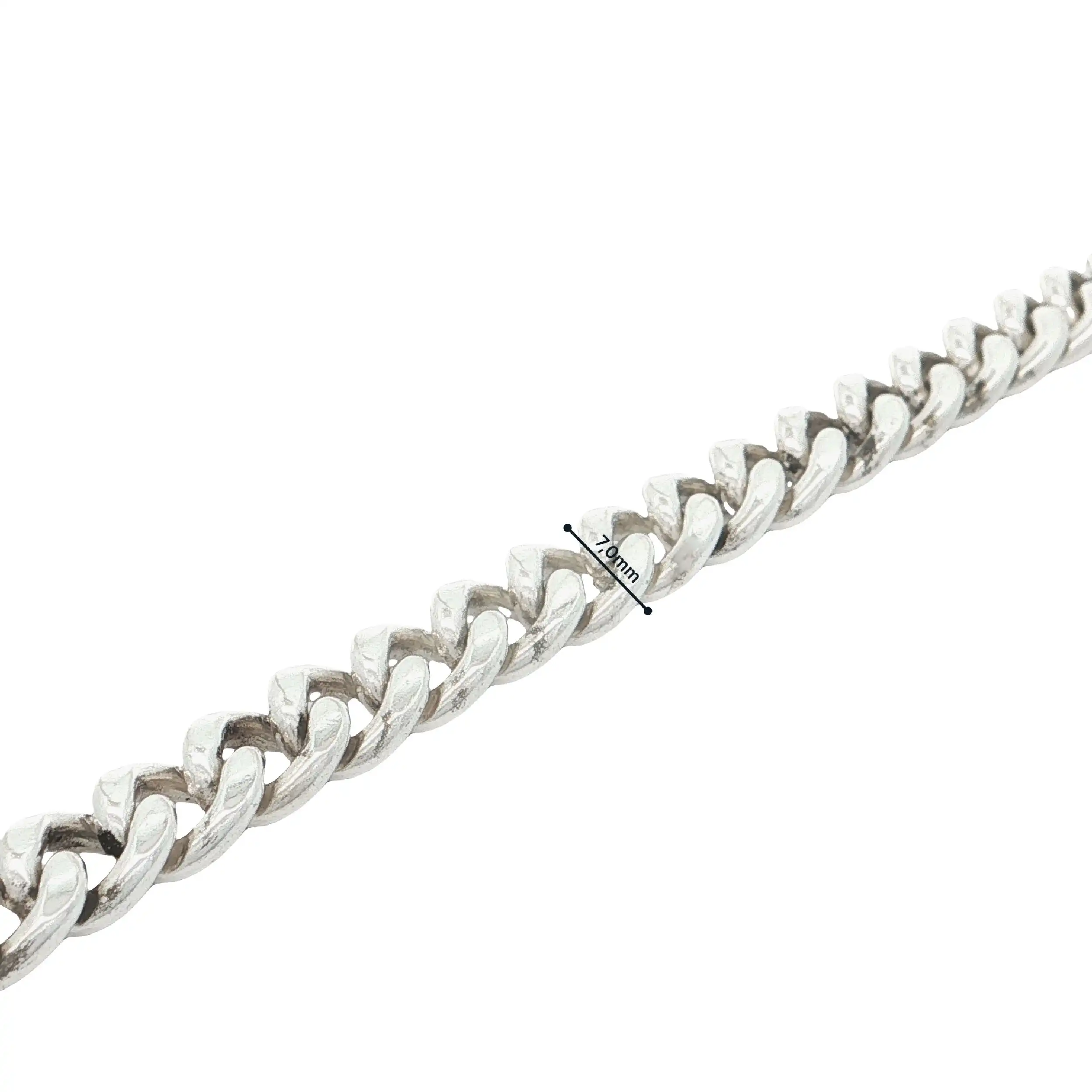 Panzerarmband Silber