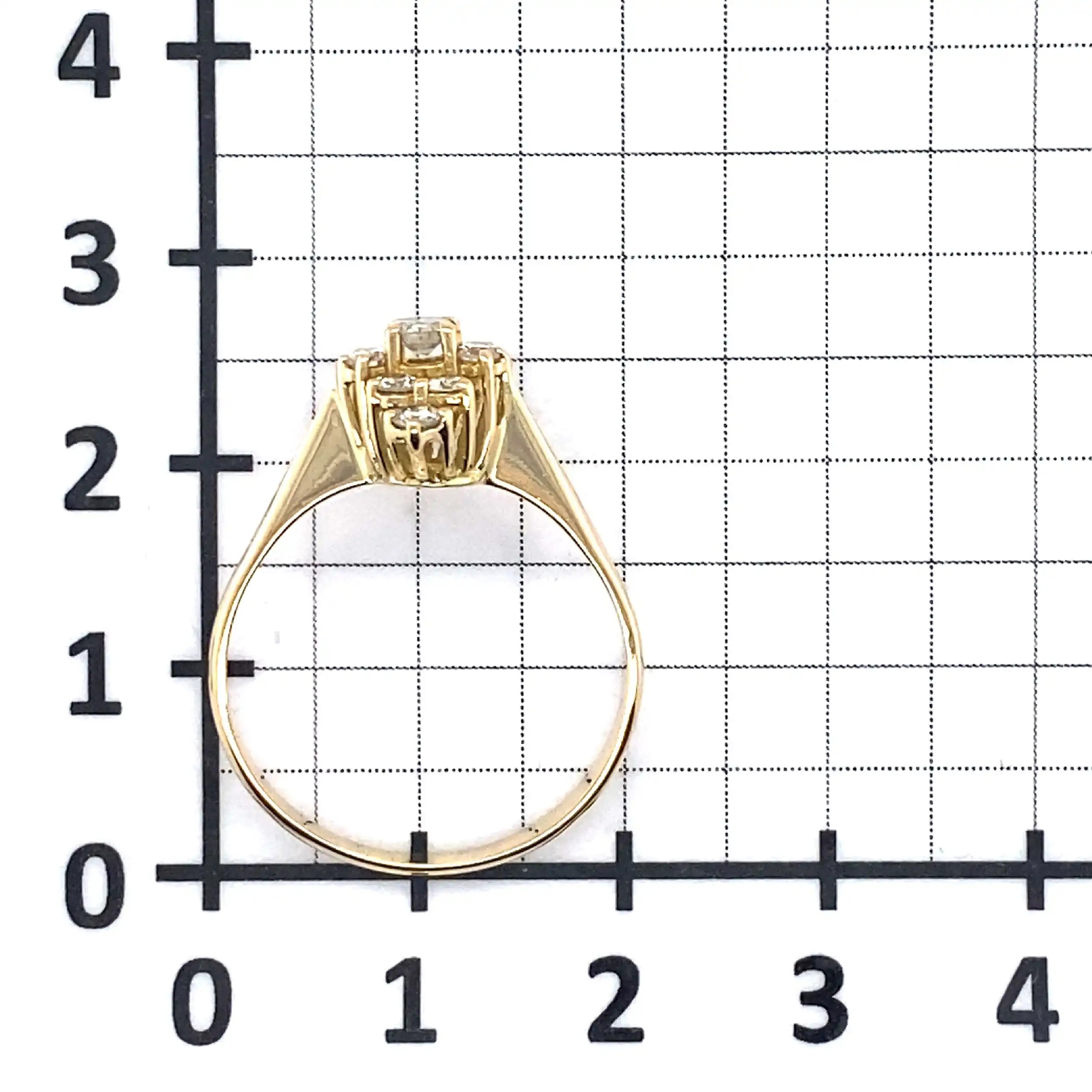 Ring Gelbgold mit Brillanten Ring Gelbgold mit Brillanten