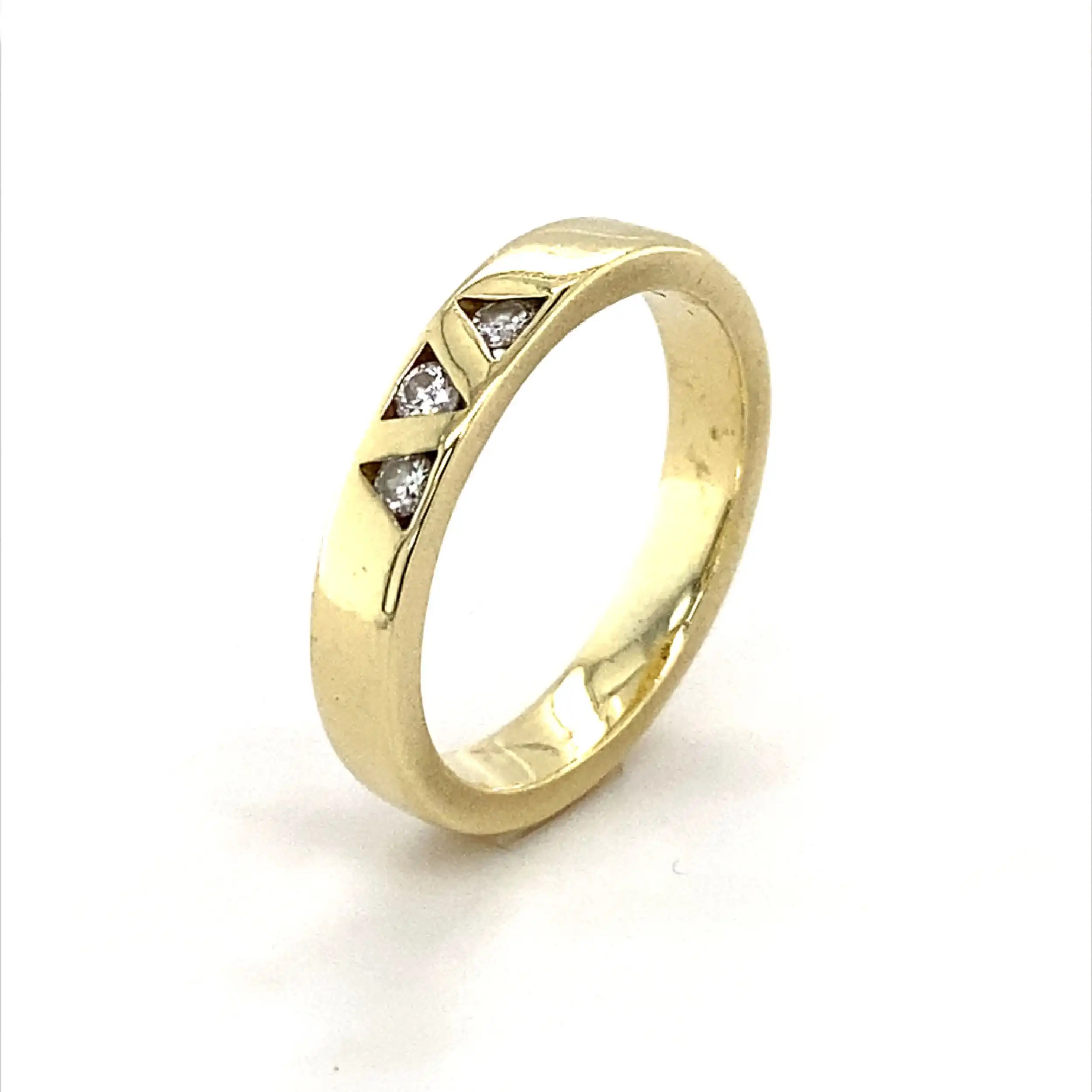 Ring Gelbgold mit Brillanten Ring Gelbgold mit Brillanten