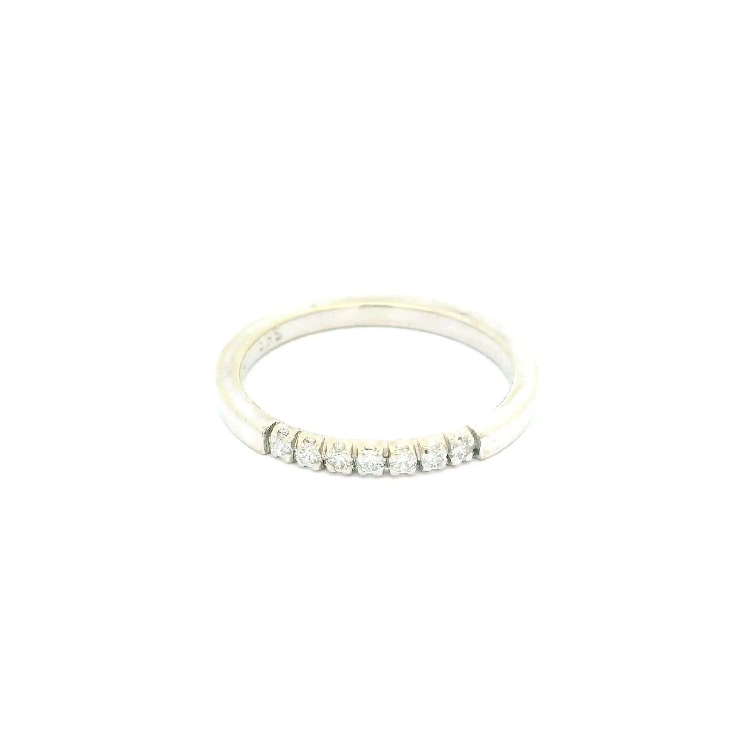 Ring Weißgold mit Brillanten Ring Weißgold mit Brillanten