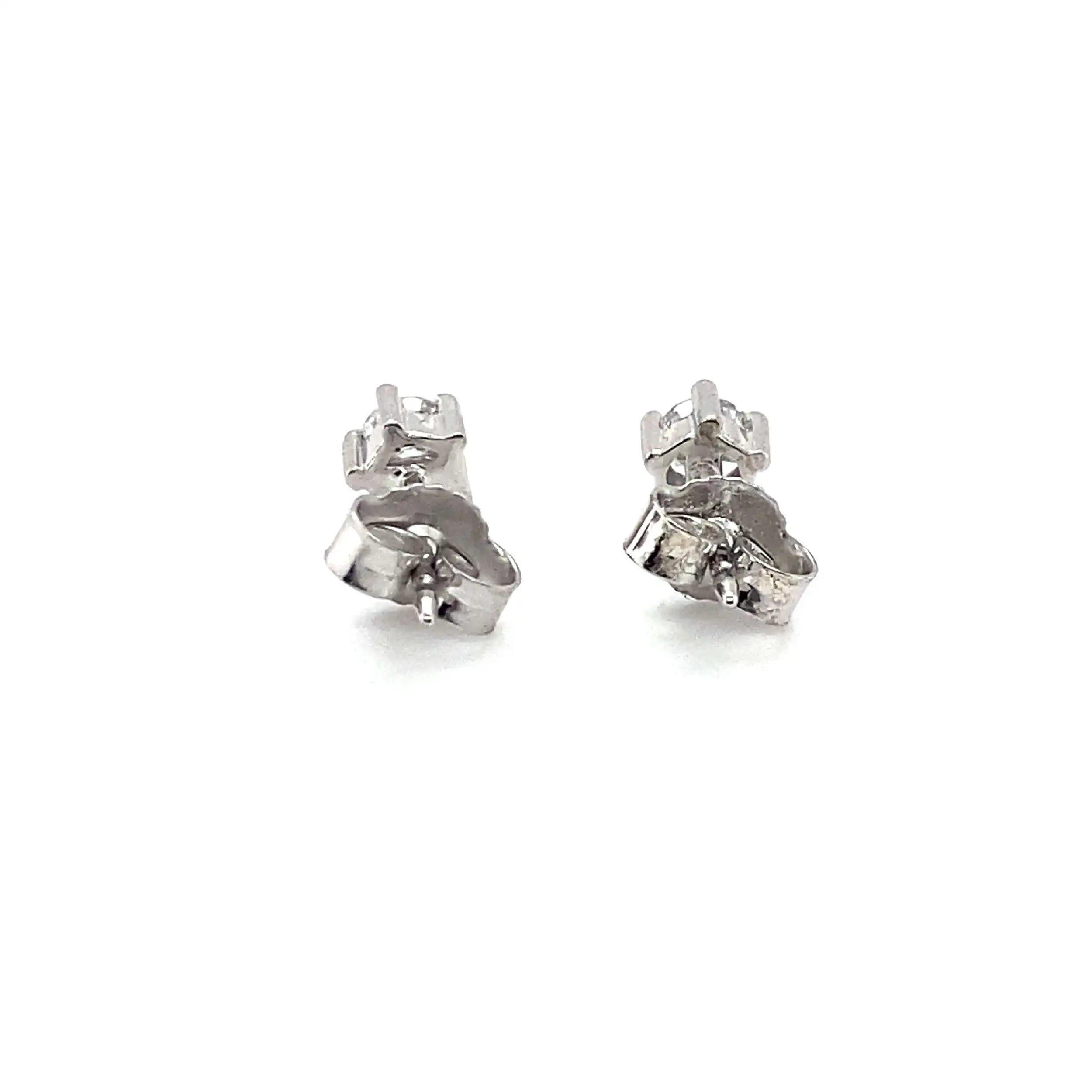 Solitär Ohrstecker Weißgold mit Brillanten je 0,20ct Solitär Ohrstecker Weißgold mit Brillanten je 0,20ct