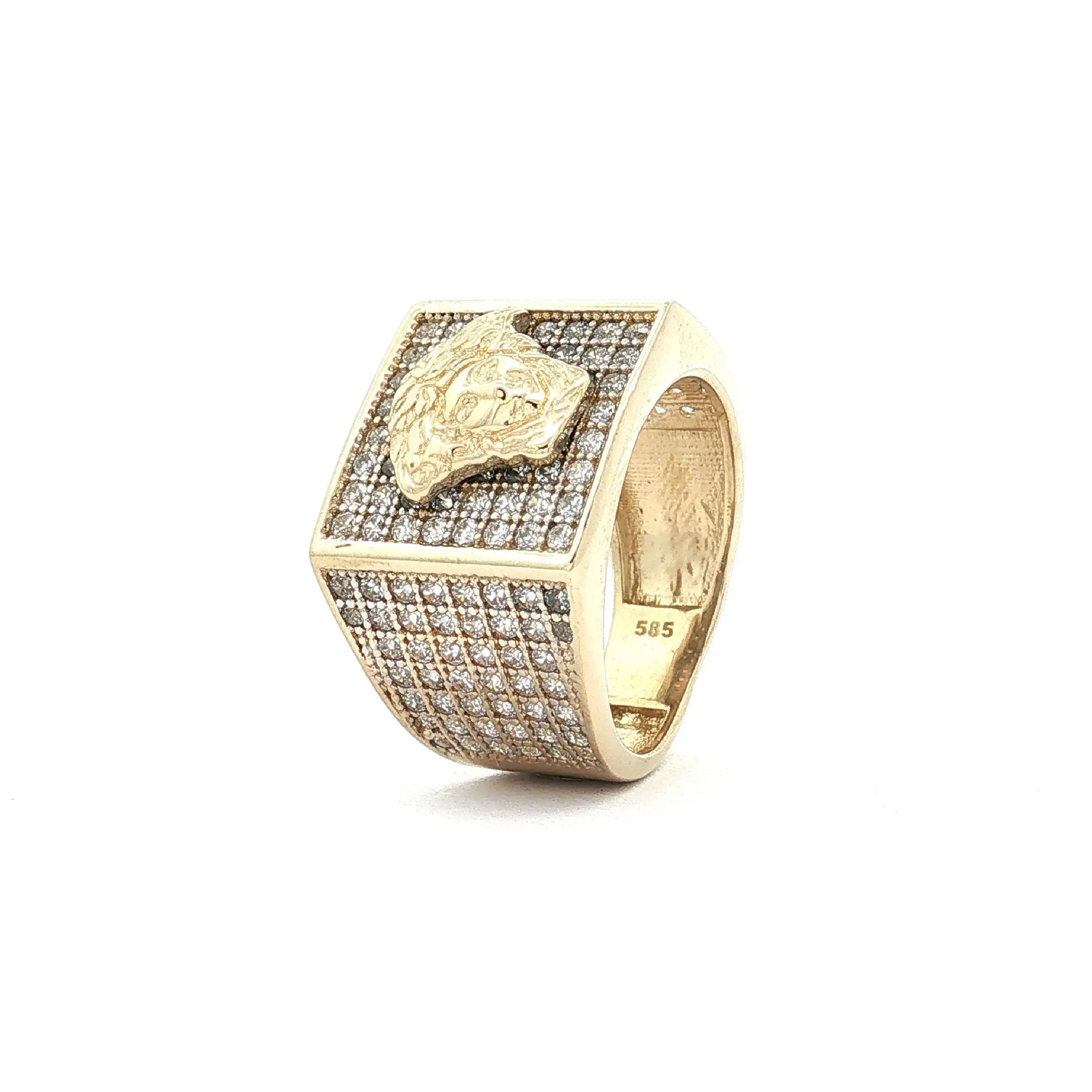 Ring Bicolor mit Zirkonia Ring Bicolor mit Zirkonia