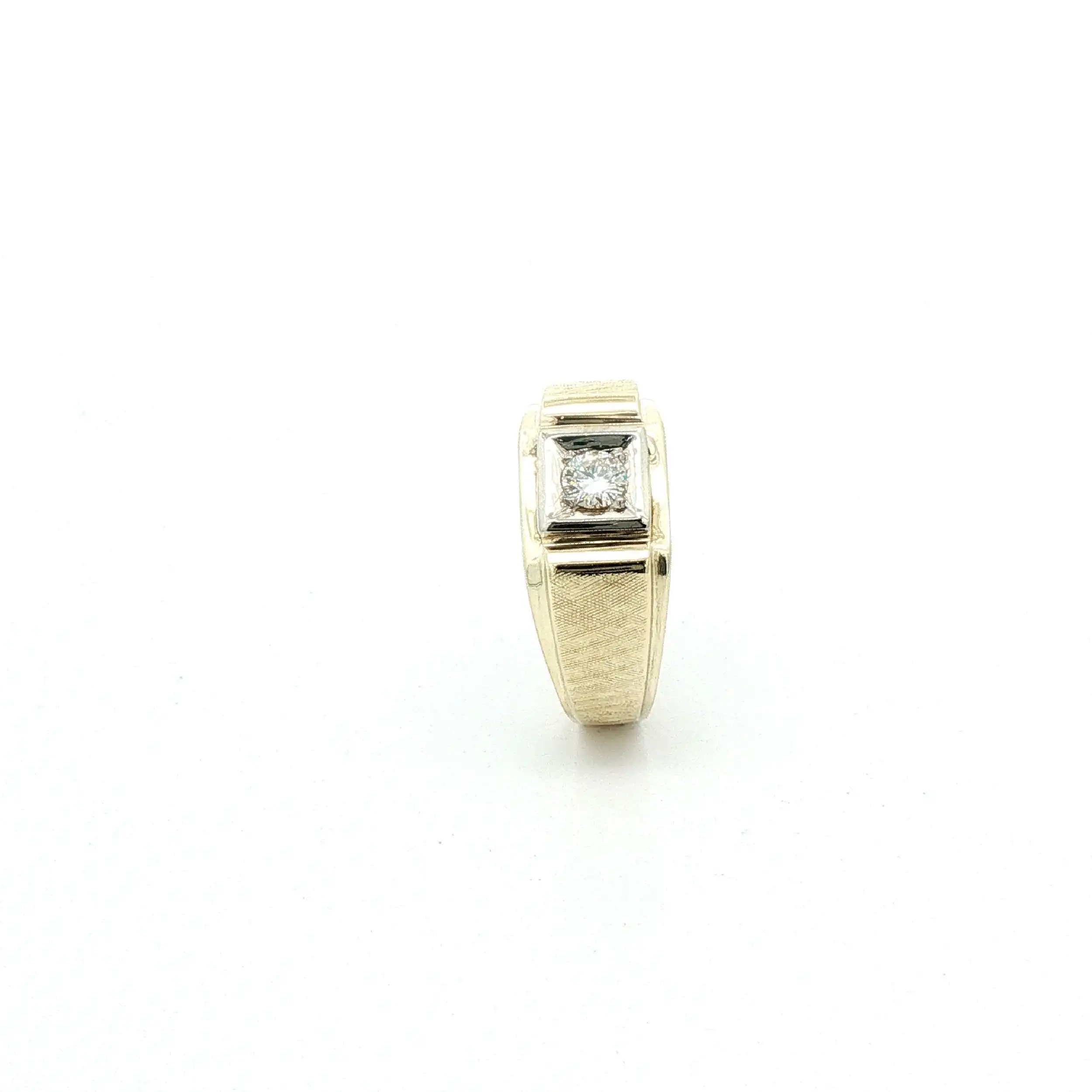 Ring Bicolor mit Brillant