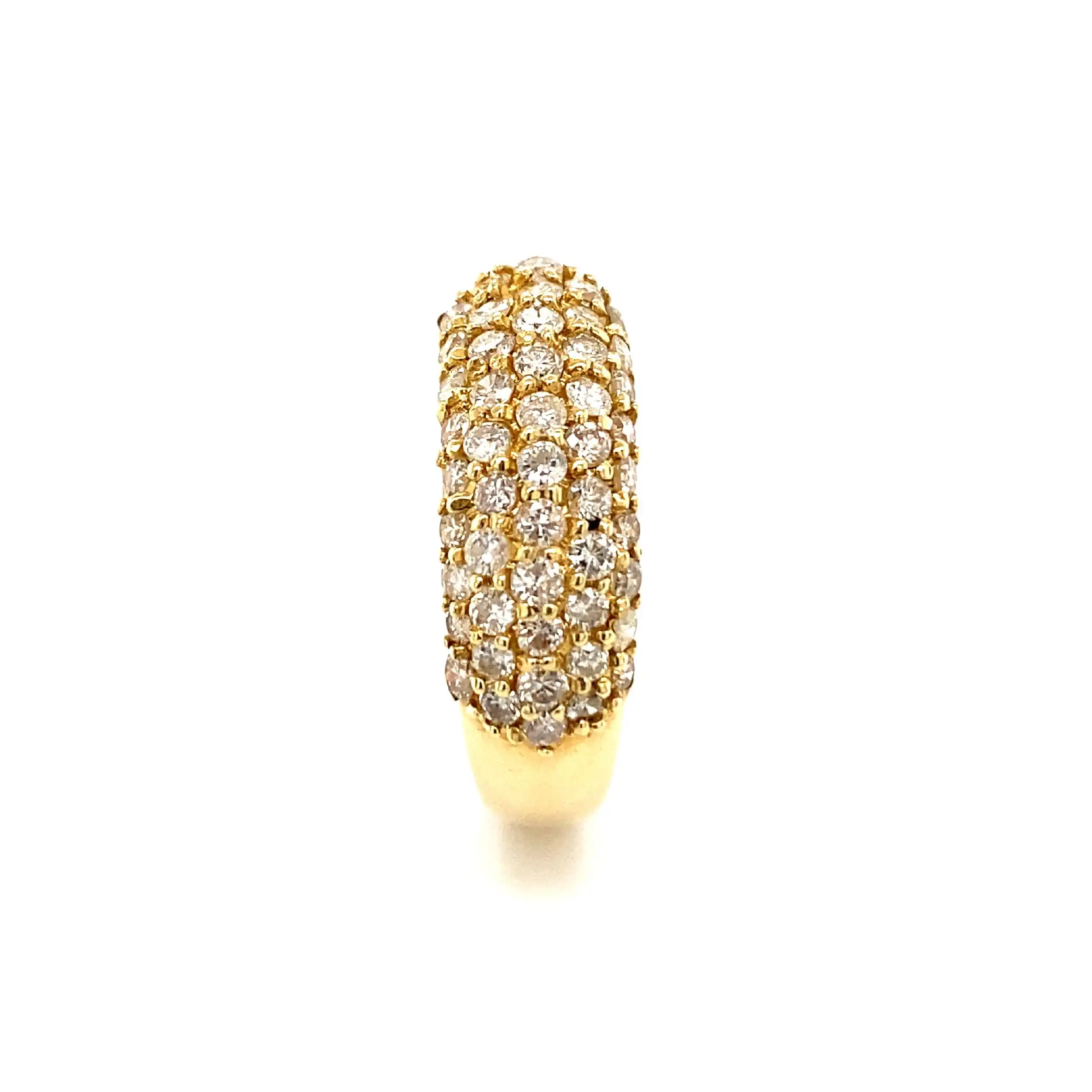 Ring Gelbgold mit Brillanten, graviert mit 1,00ct.