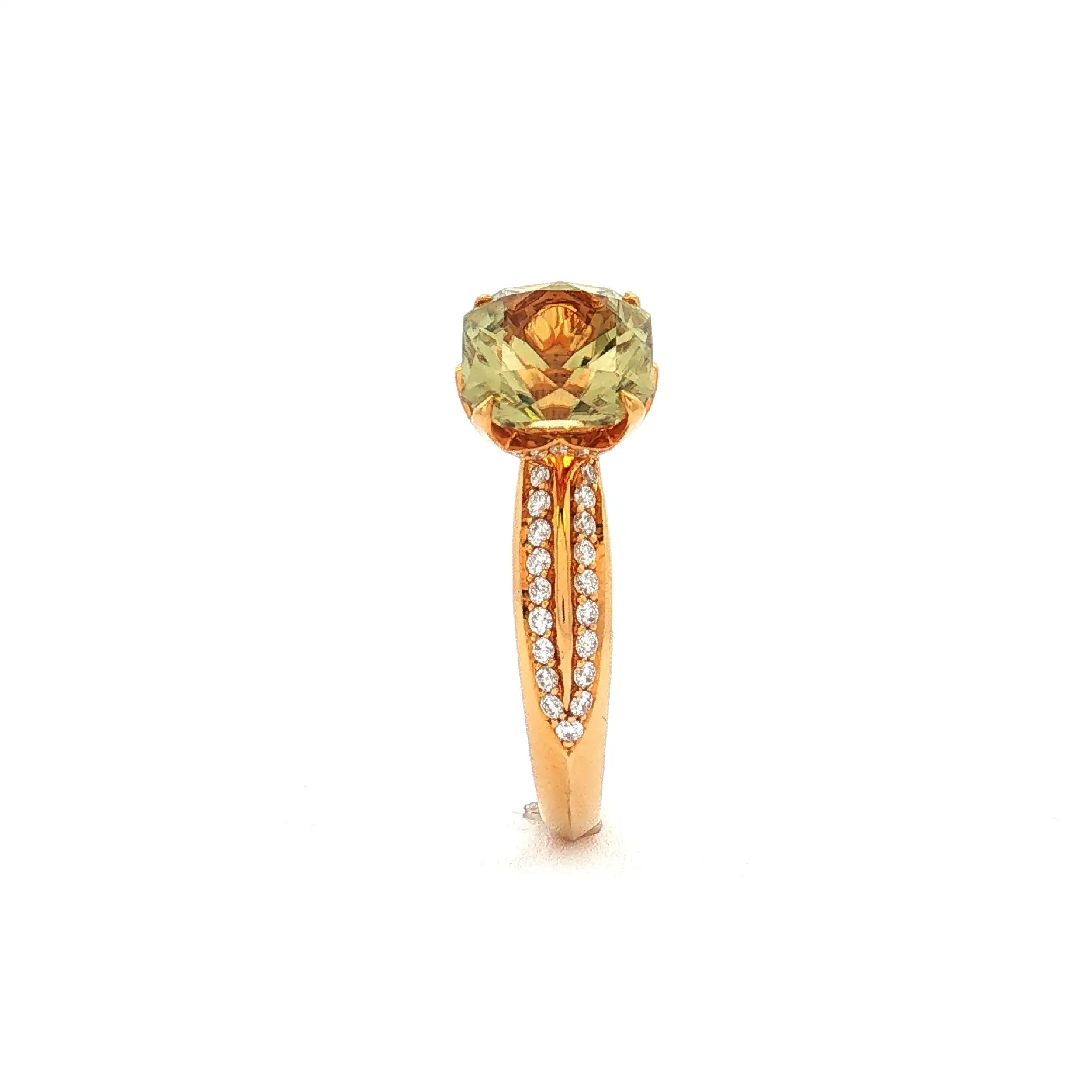 Ring Gelbgold mit Zultanite und Brillanten Kat Florence