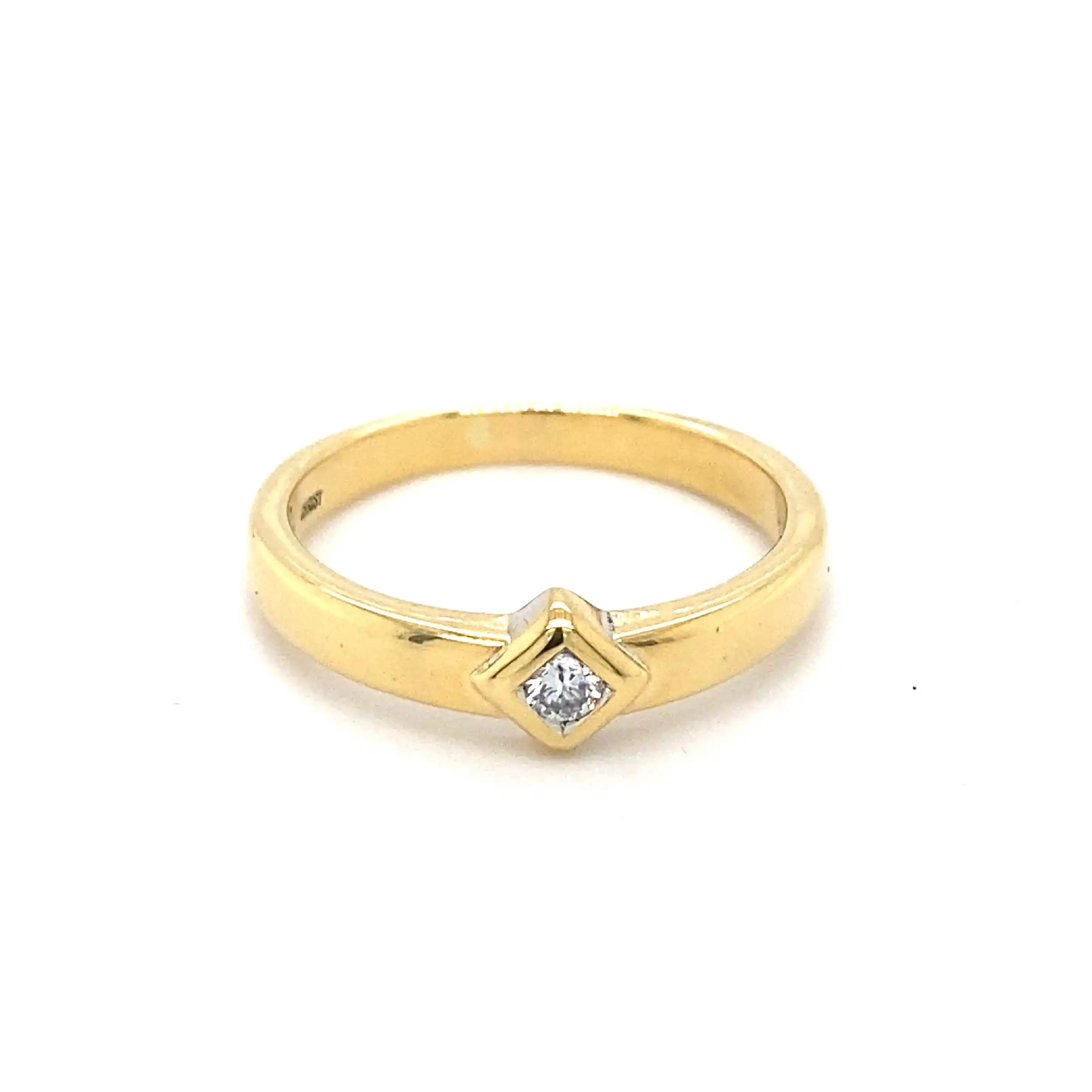 Ring Gelbgold mit Brillant