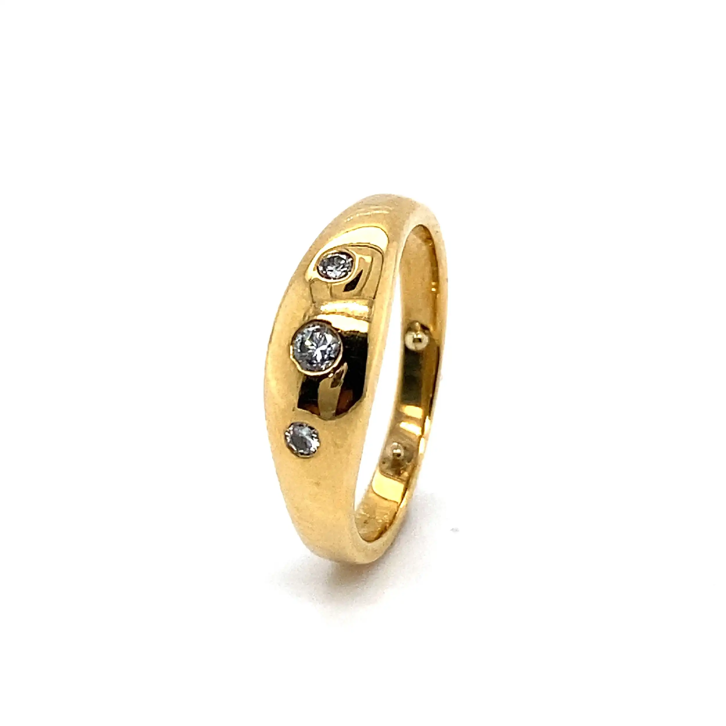 Ring Gelbgold mit Brillanten Ring Gelbgold mit Brillanten