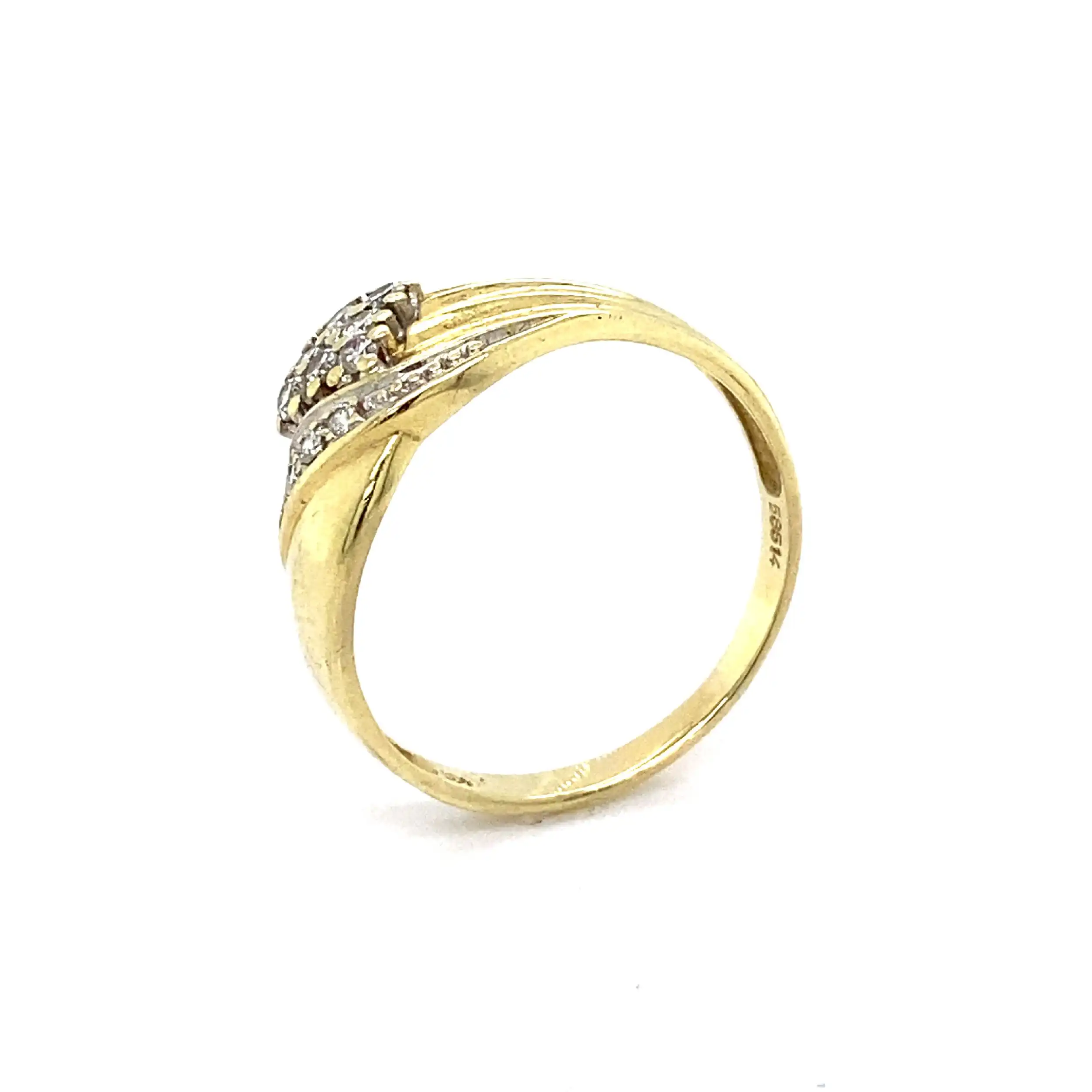 Ring Gelbgold mit Brillanten Ring Gelbgold mit Brillanten