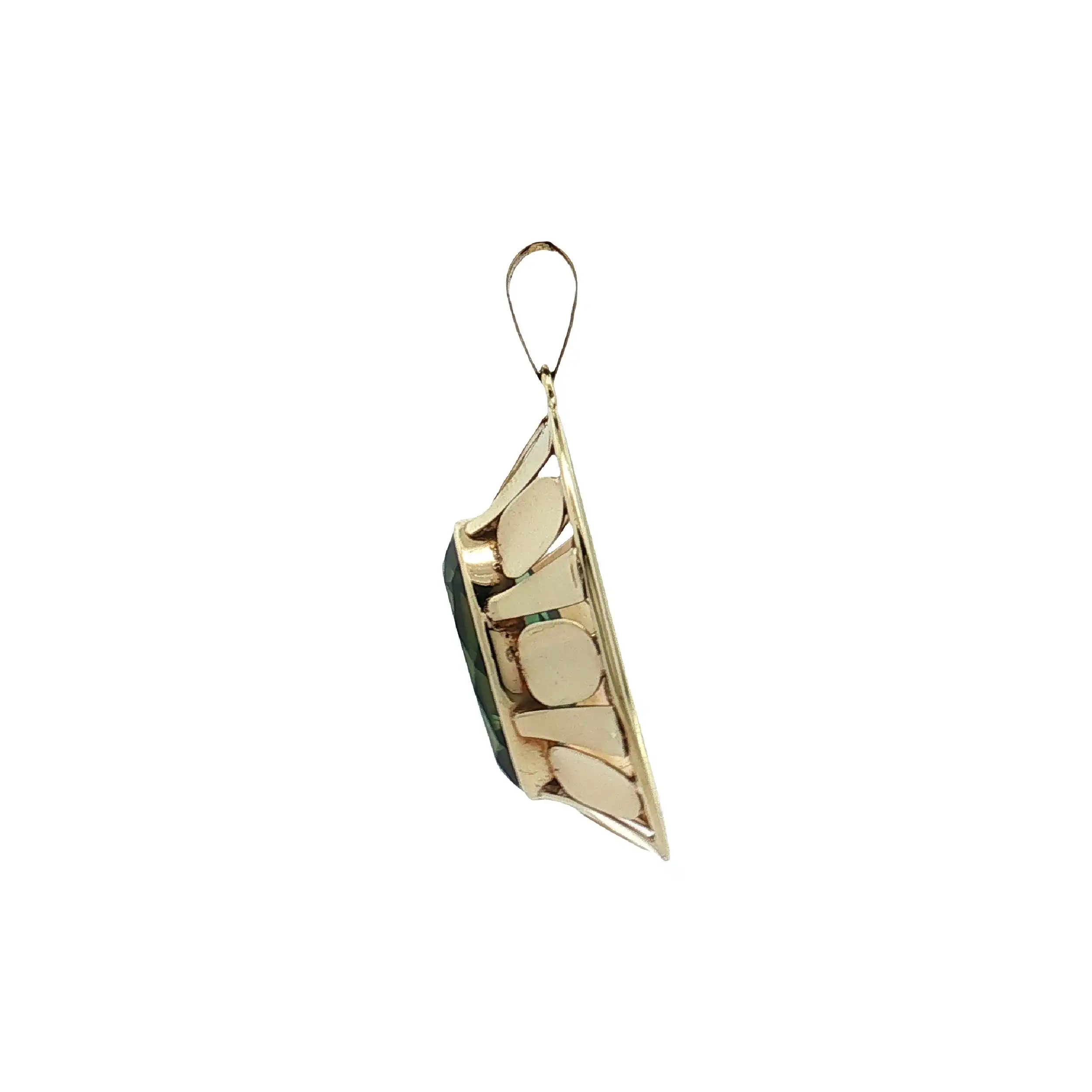 Anhänger Gelbgold mit Spinell