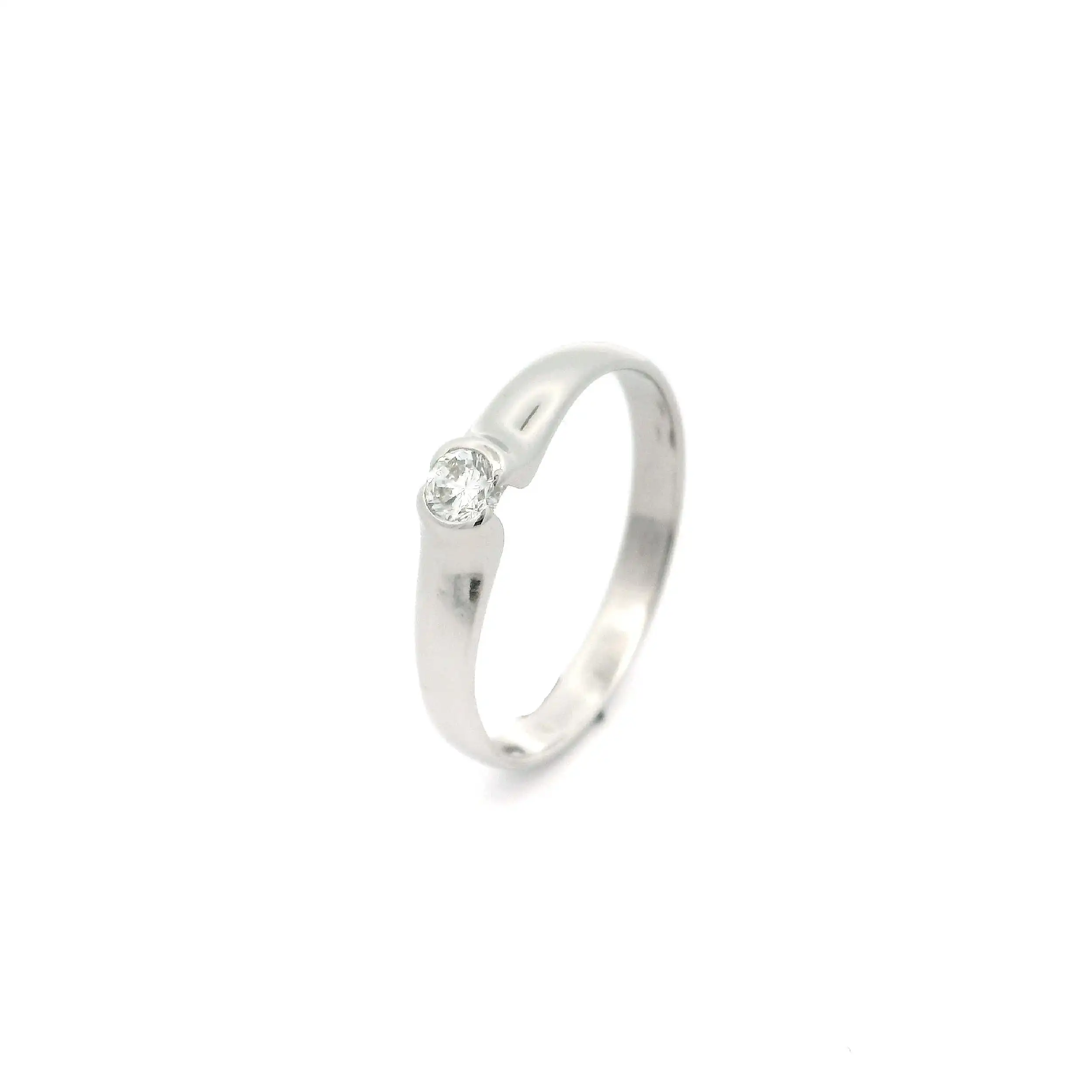 Ring Weißgold mit Brillant