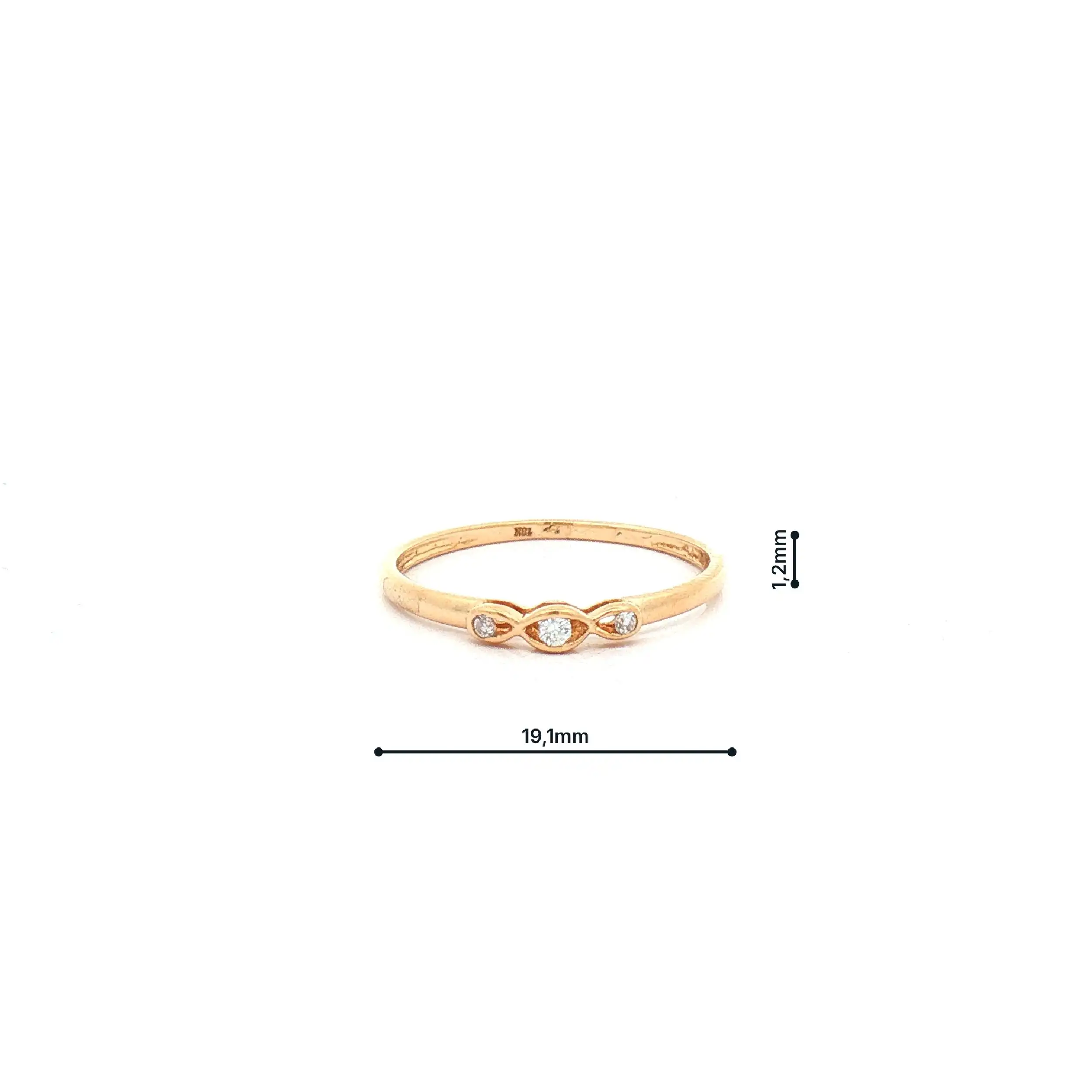 Ring Gelbgold mit Brillanten Ring Gelbgold mit Brillanten