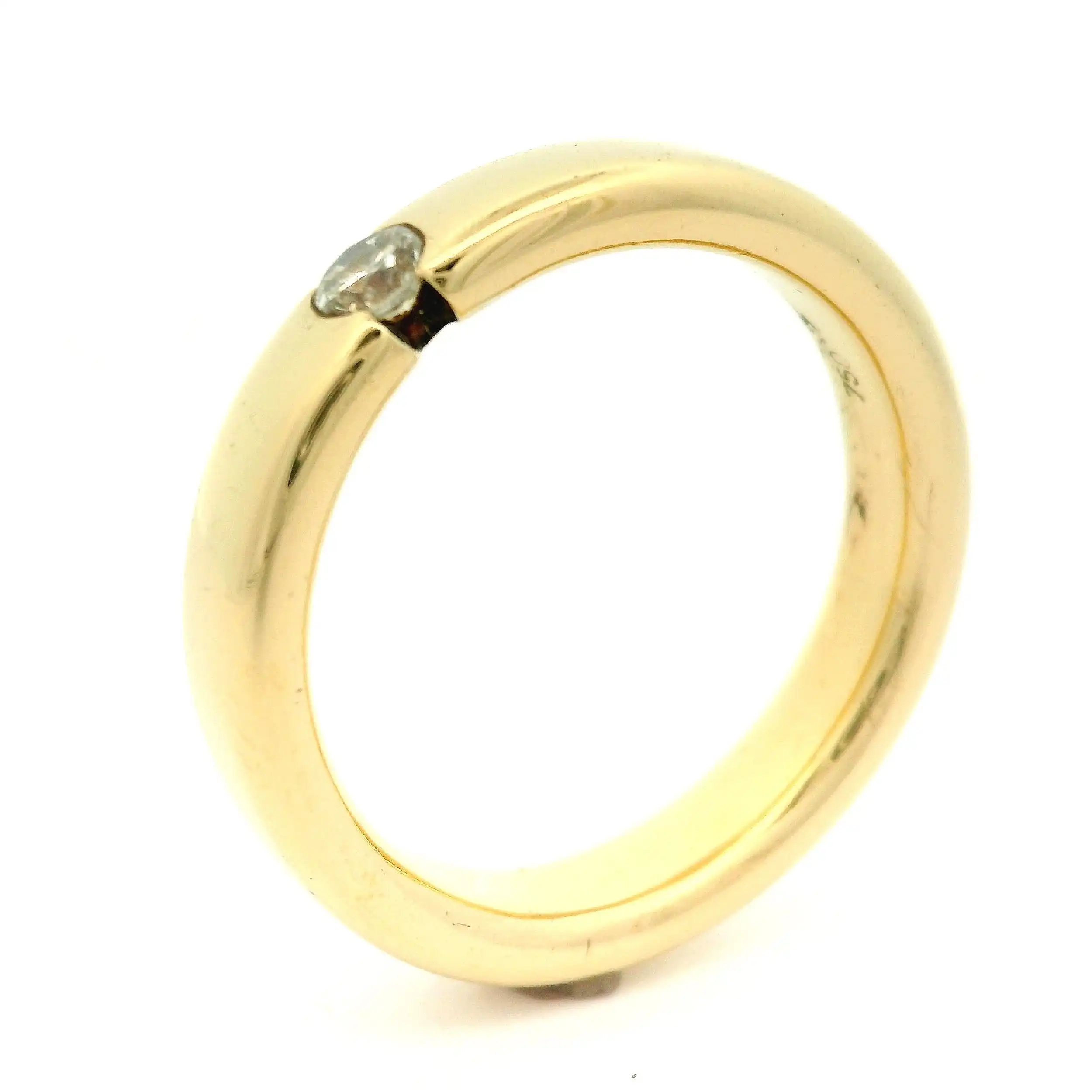 Solitärring Gelbgold mit Brillant Solitärring Gelbgold mit Brillant