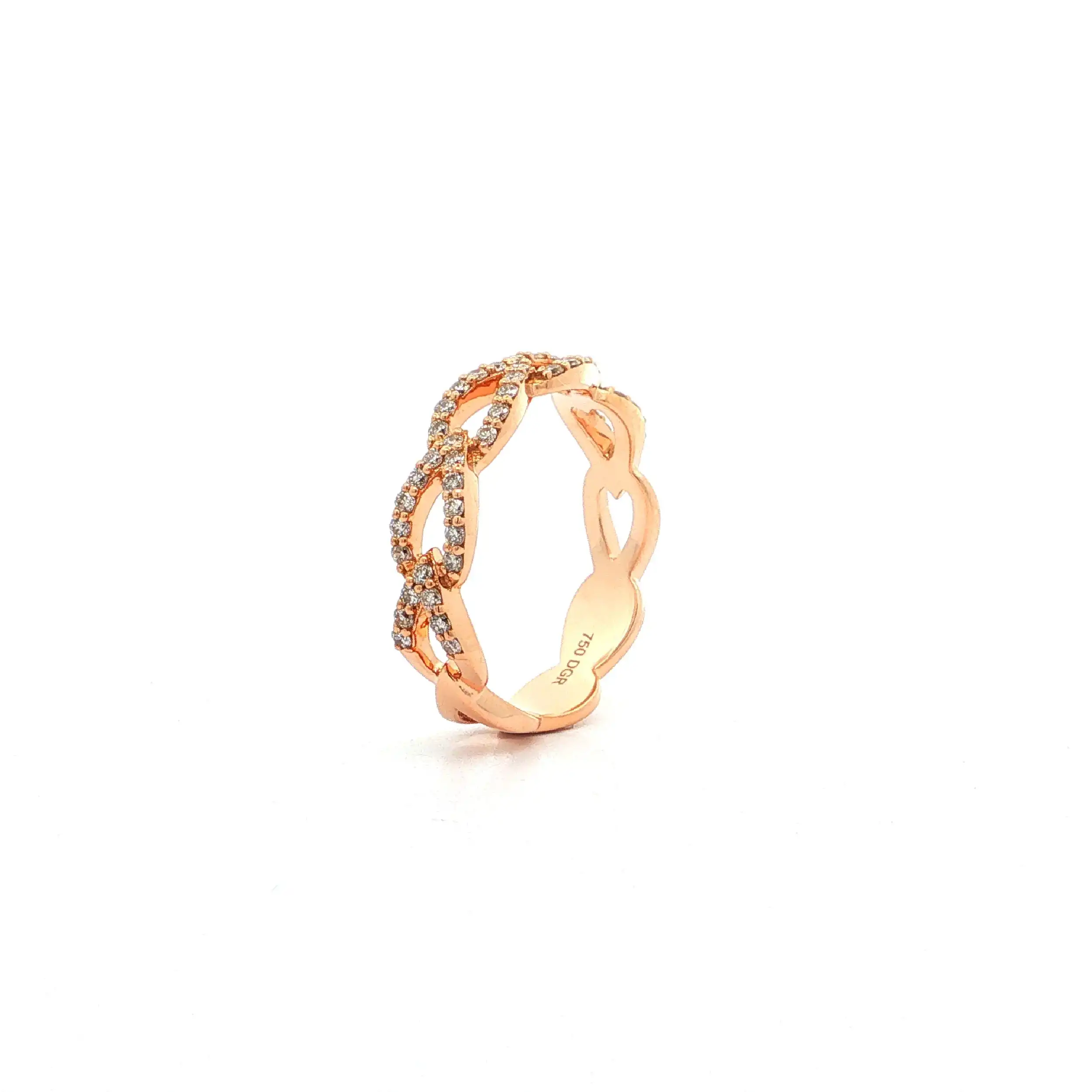 Ring Roségold mit Brillanten 0,33ct. TW/VSI Ring Roségold mit Brillanten 0,33ct. TW/VSI