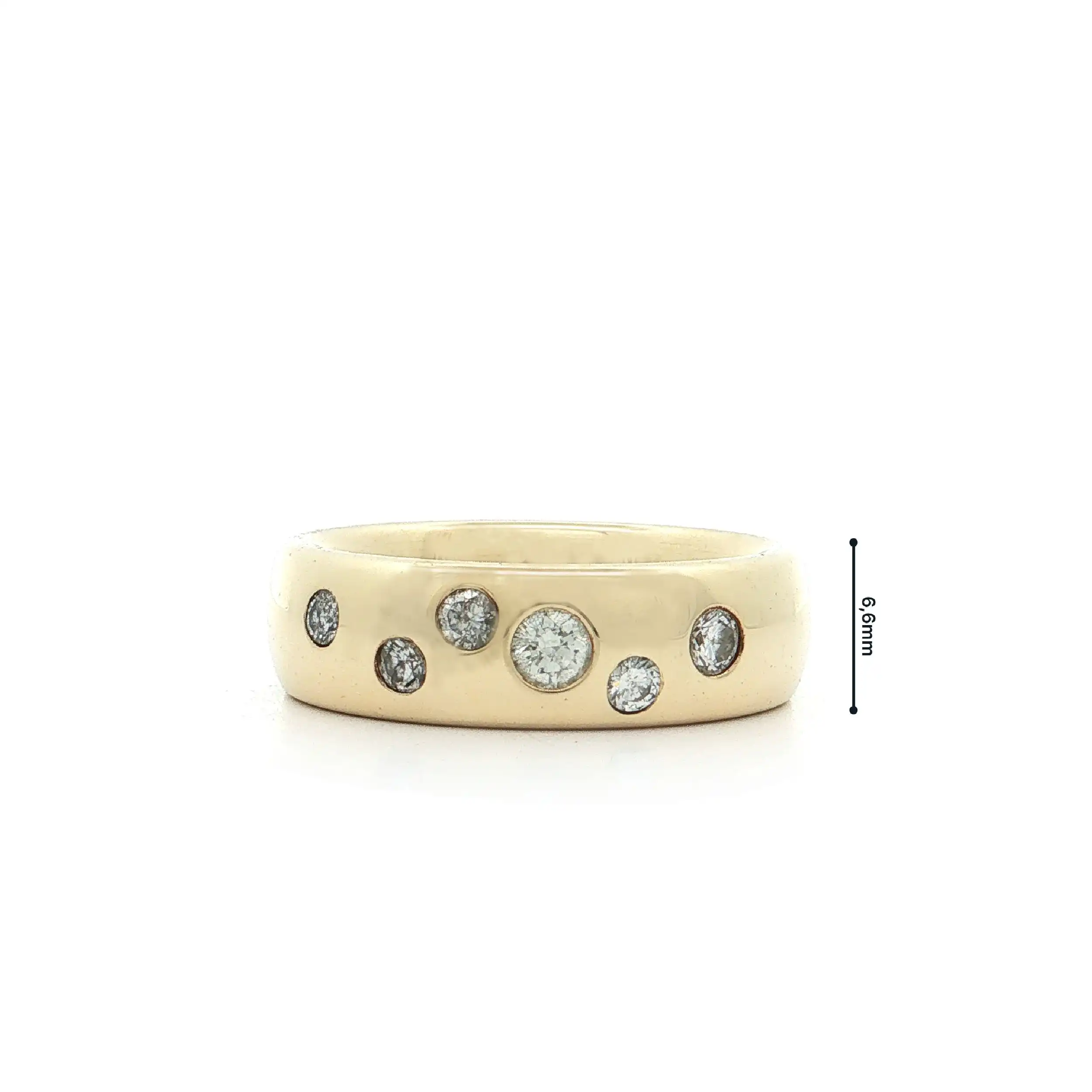 Ring Gelbgold mit Brillanten Ring Gelbgold mit Brillanten