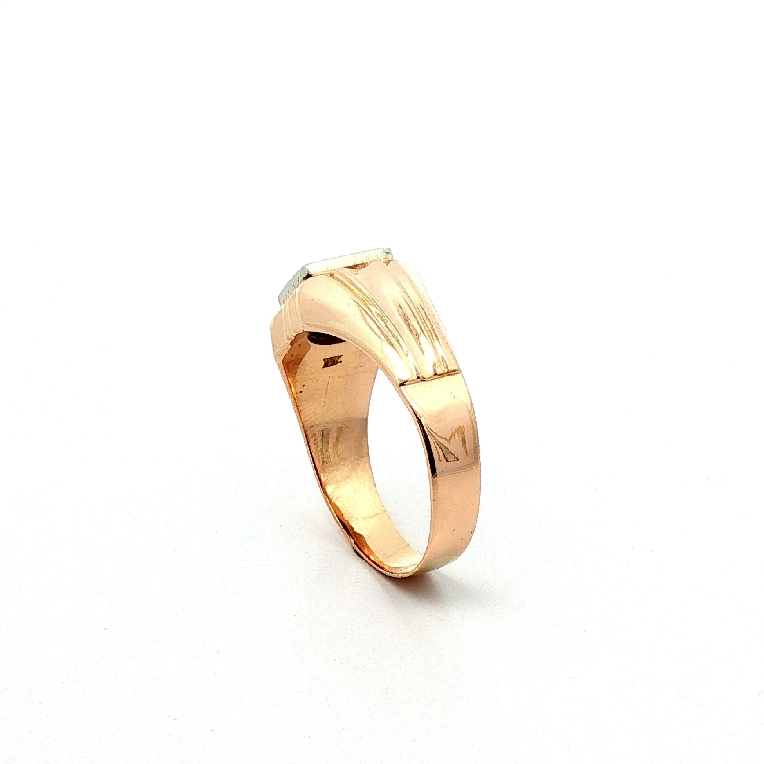 Ring Bicolor mit Zirkonia
