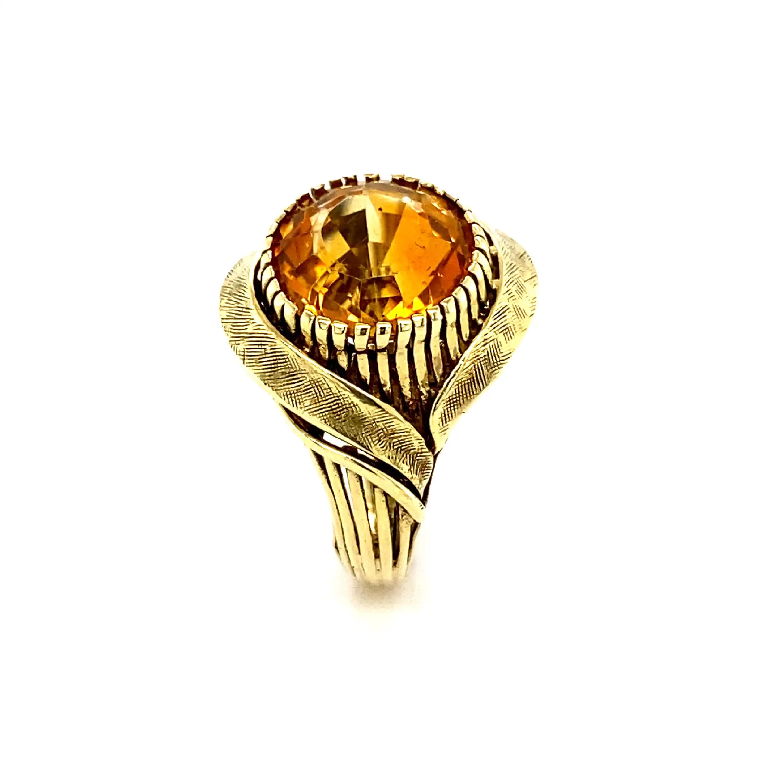 Ring Gelbgold mit Citrin Ring Gelbgold mit Citrin
