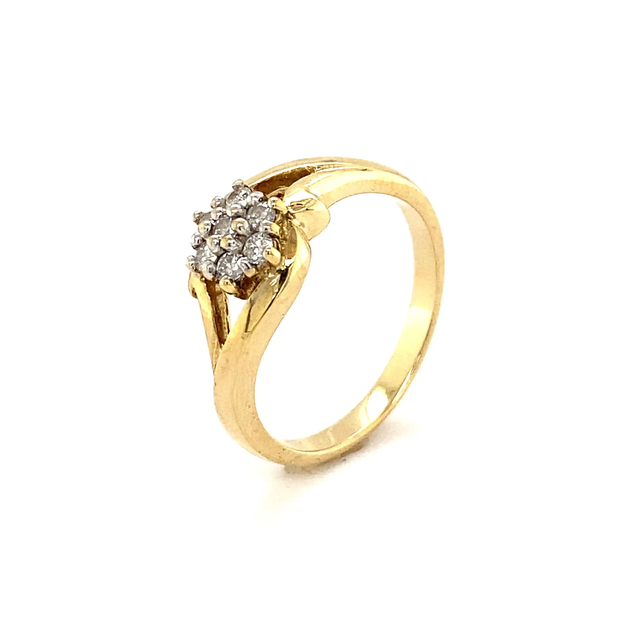 Ring Gelbgold mit Brillanten Ring Gelbgold mit Brillanten