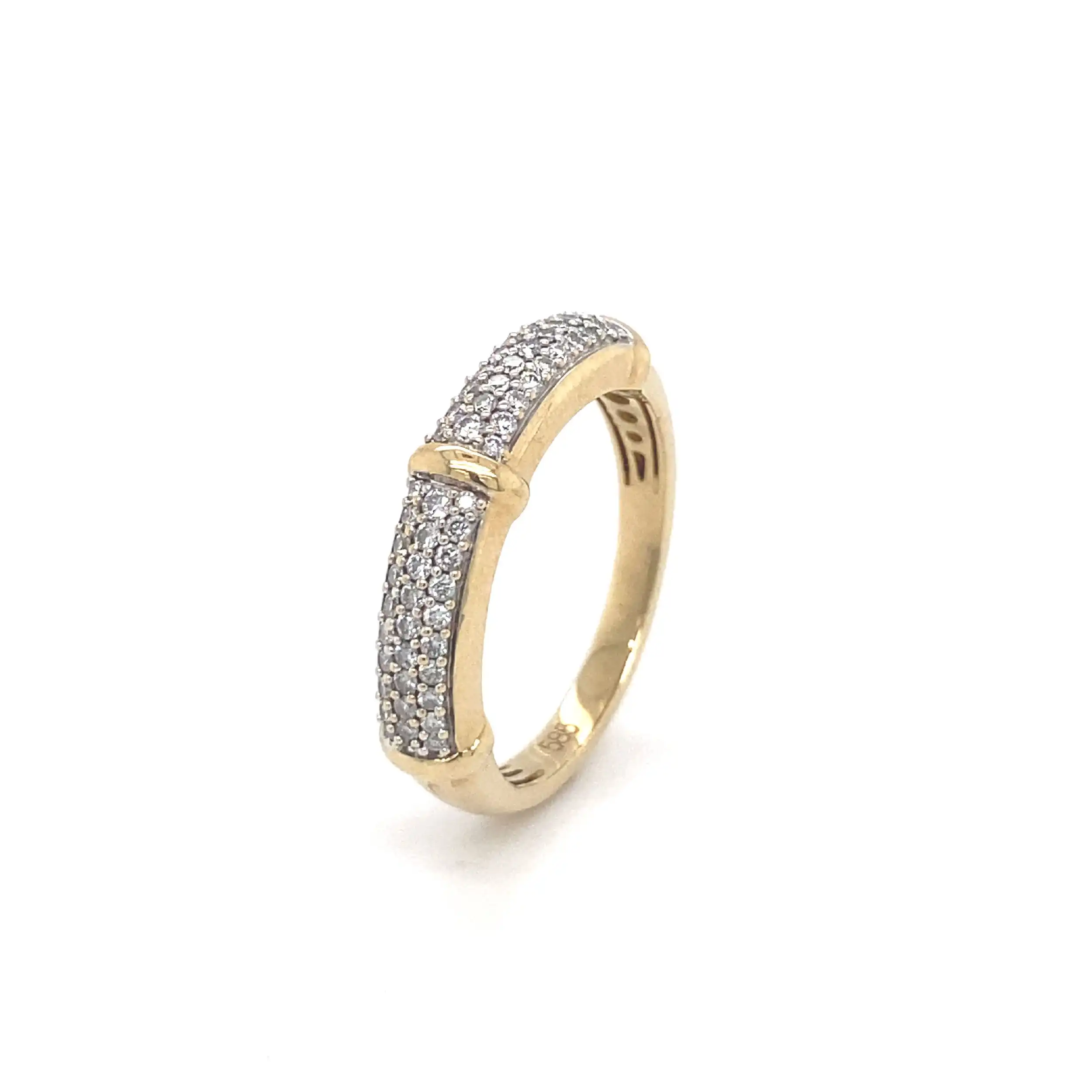 Ring Gelbgold mit Brillanten Ring Gelbgold mit Brillanten