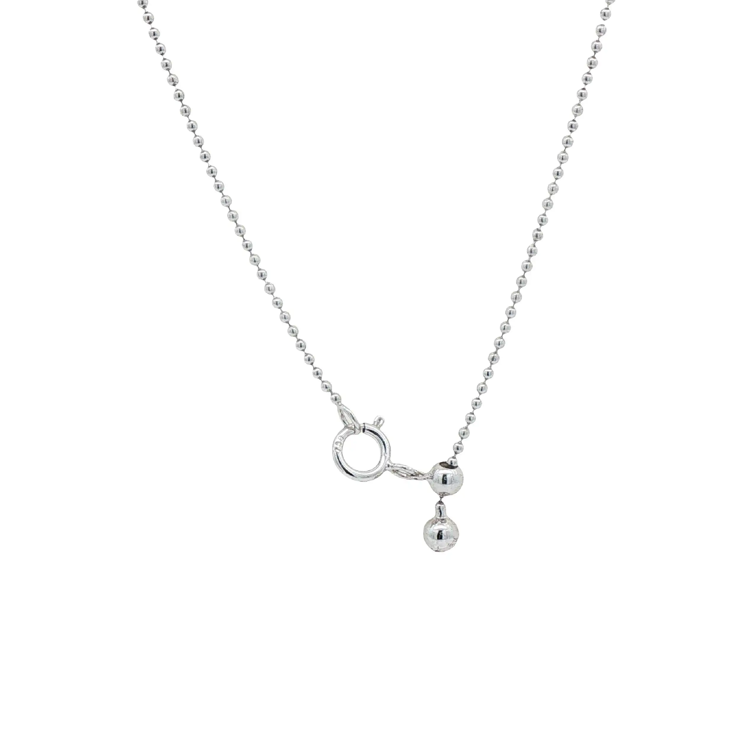 Collier Weißgold mit Saphiren Collier Weißgold mit Saphiren