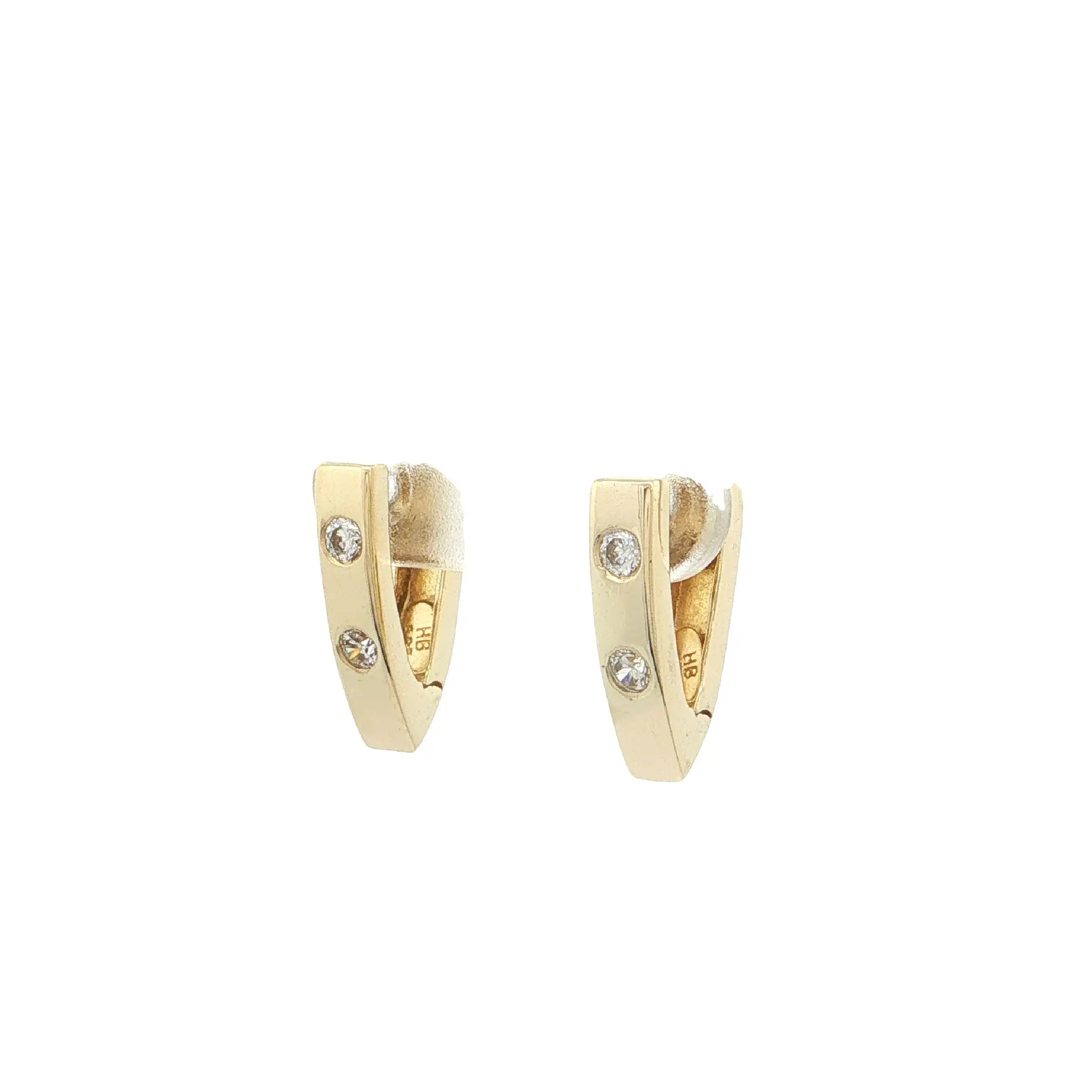Ohrringe Gelbgold mit Zirkonia