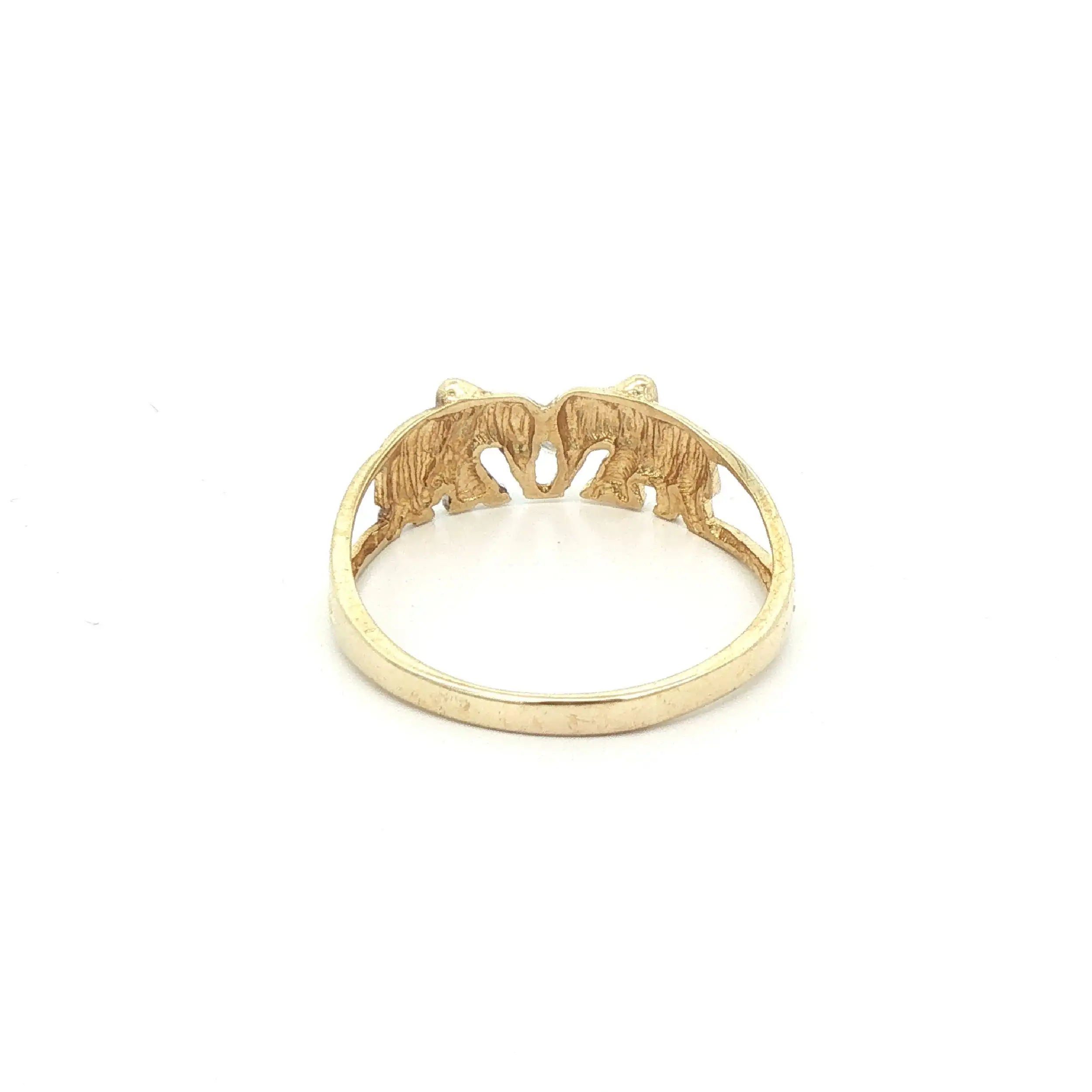 Ring Bicolor mit Elefanten