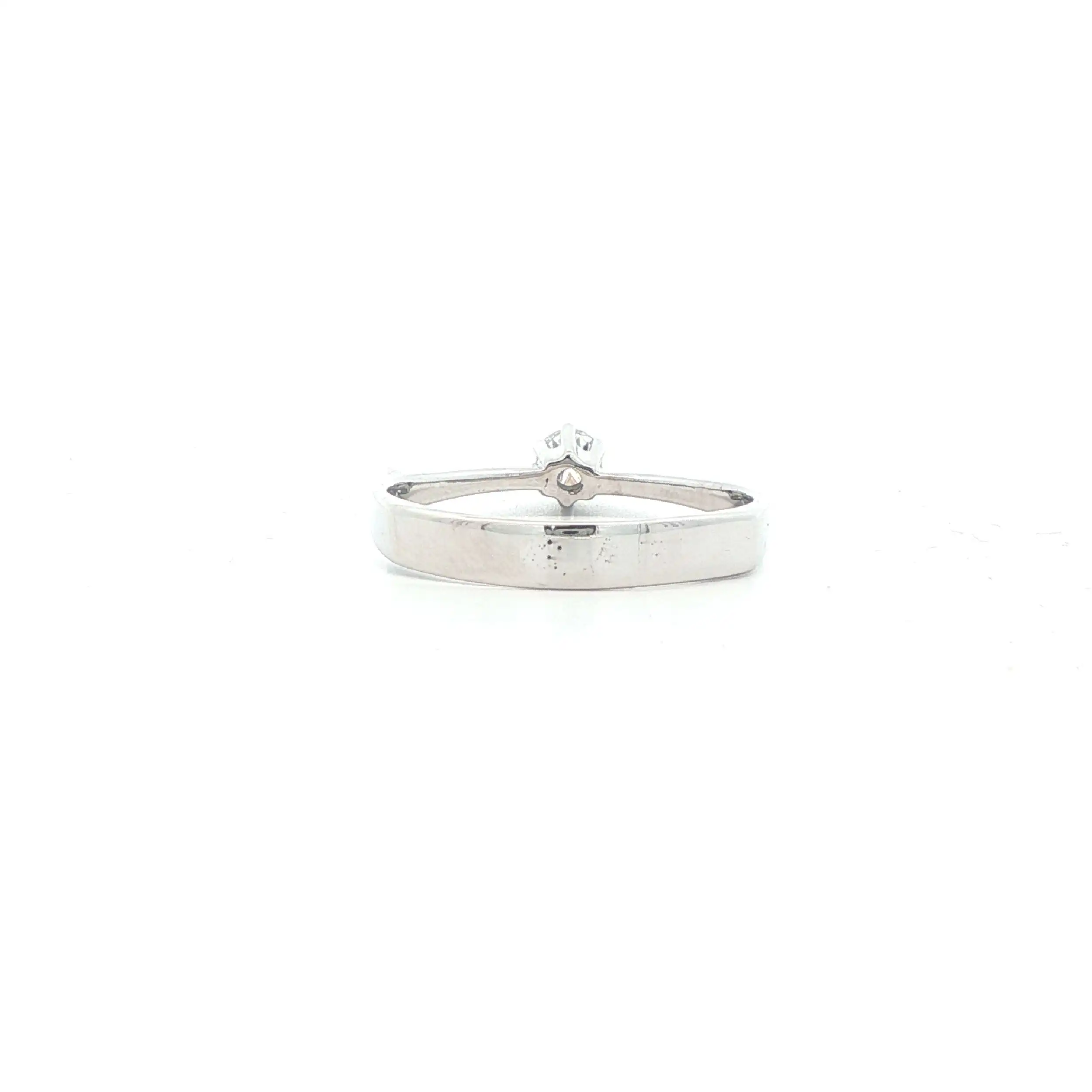Ring Weißgold mit Brillant Solitär