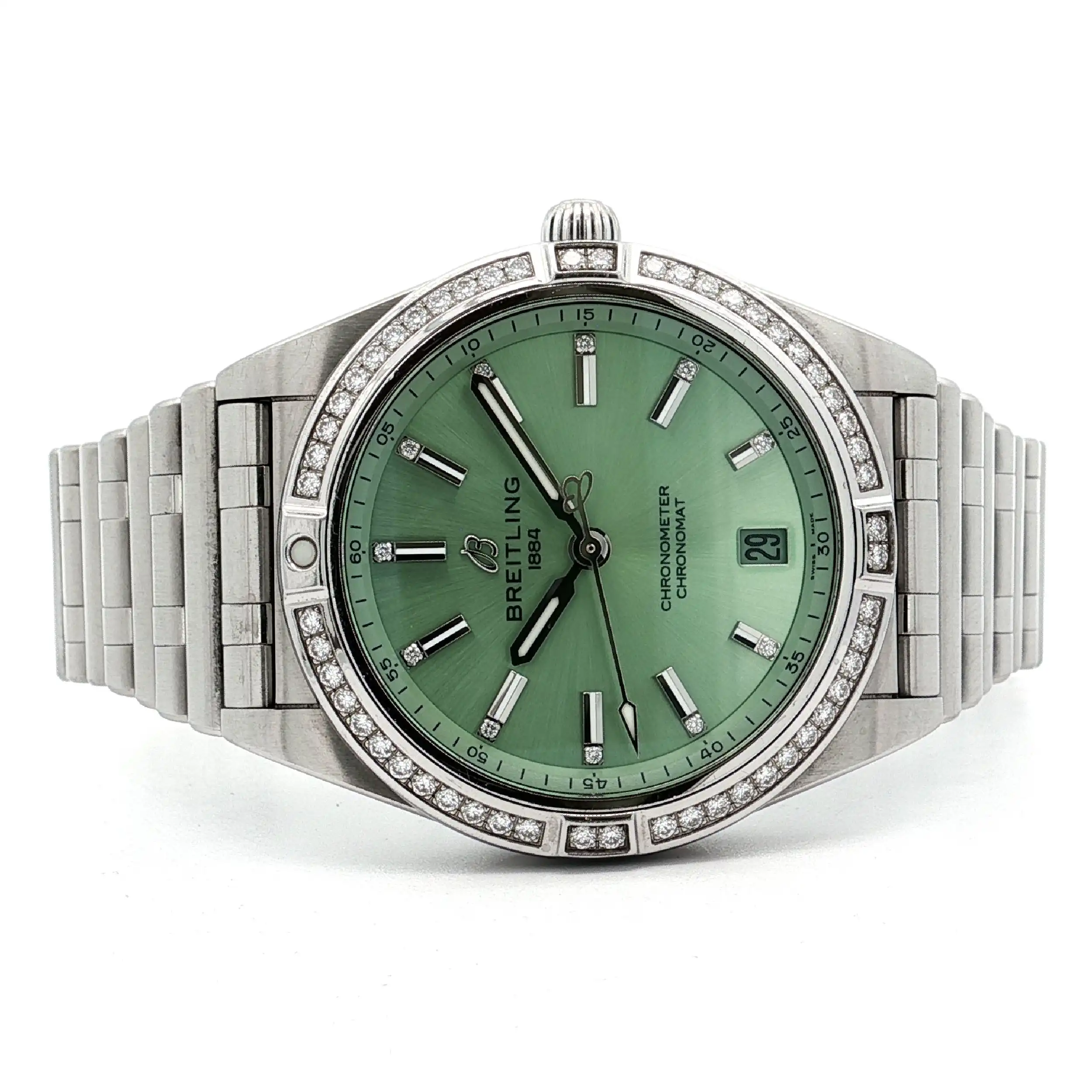Damenuhr Breitling Chronomat 36 Automatik Full Set Damenuhr Breitling Chronomat 36 Automatik Full Set