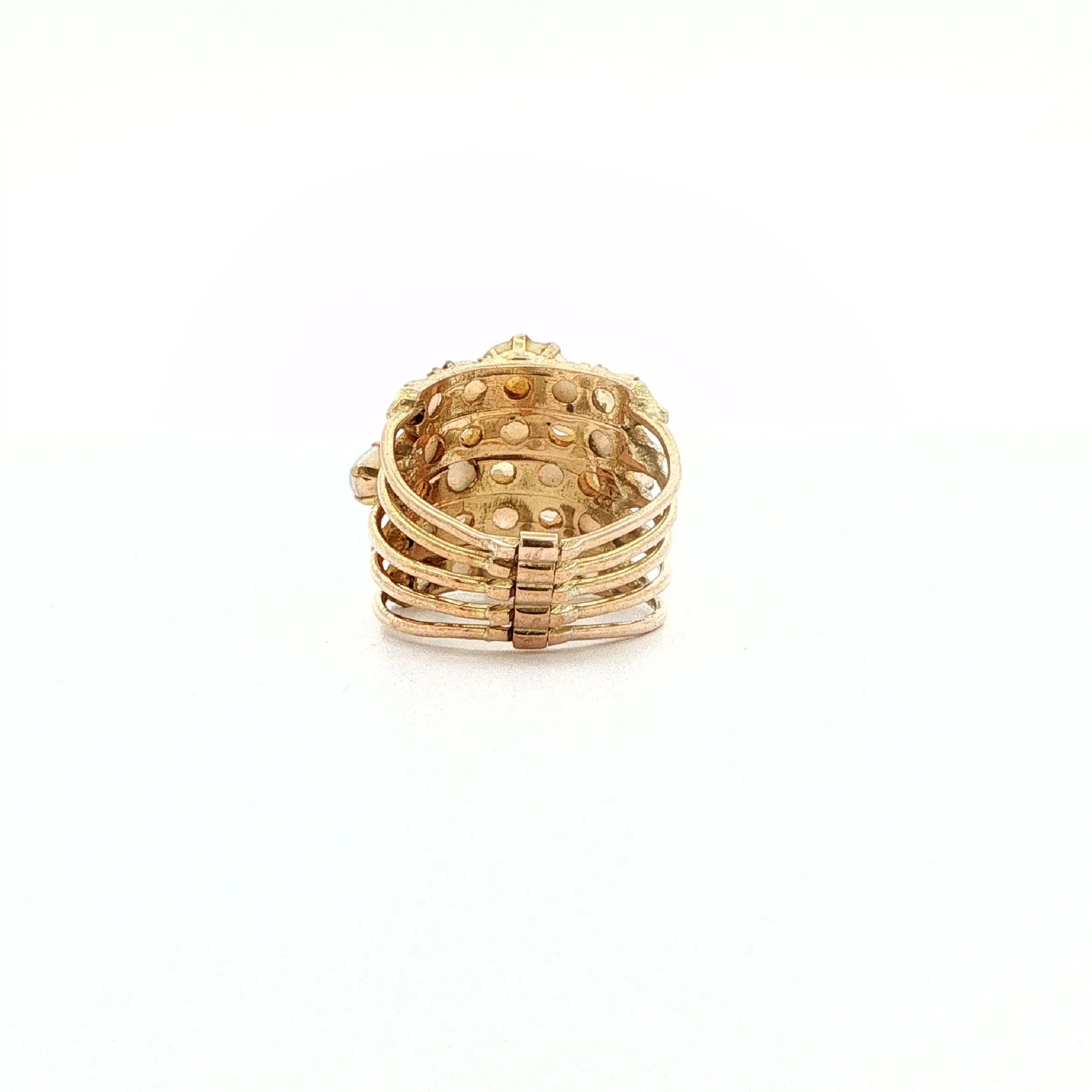 Ring Gelbgold mit Opalen Ring Gelbgold mit Opalen