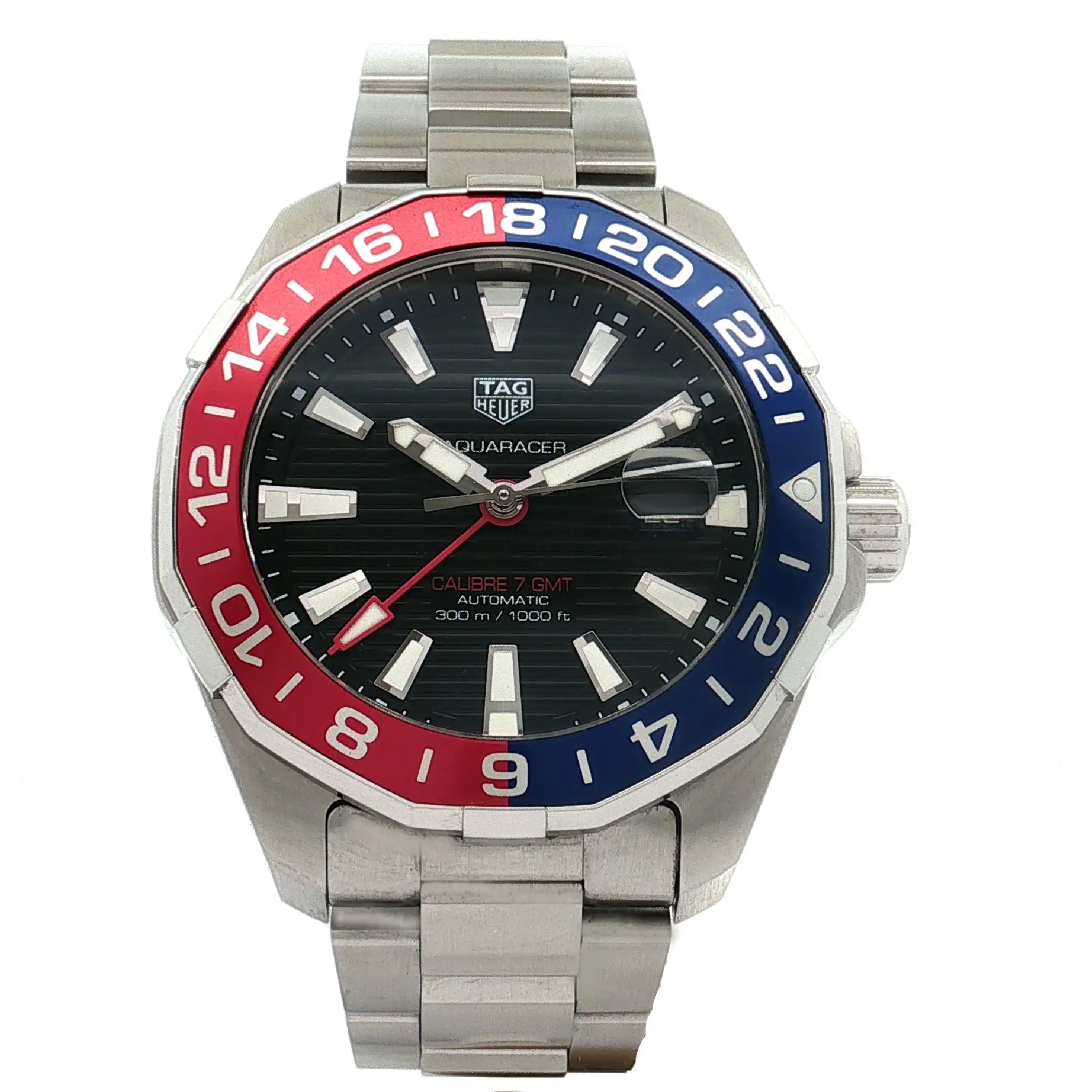 Herrenuhr Tag Heuer Aquaracer Calibre 7 GMT Fullset