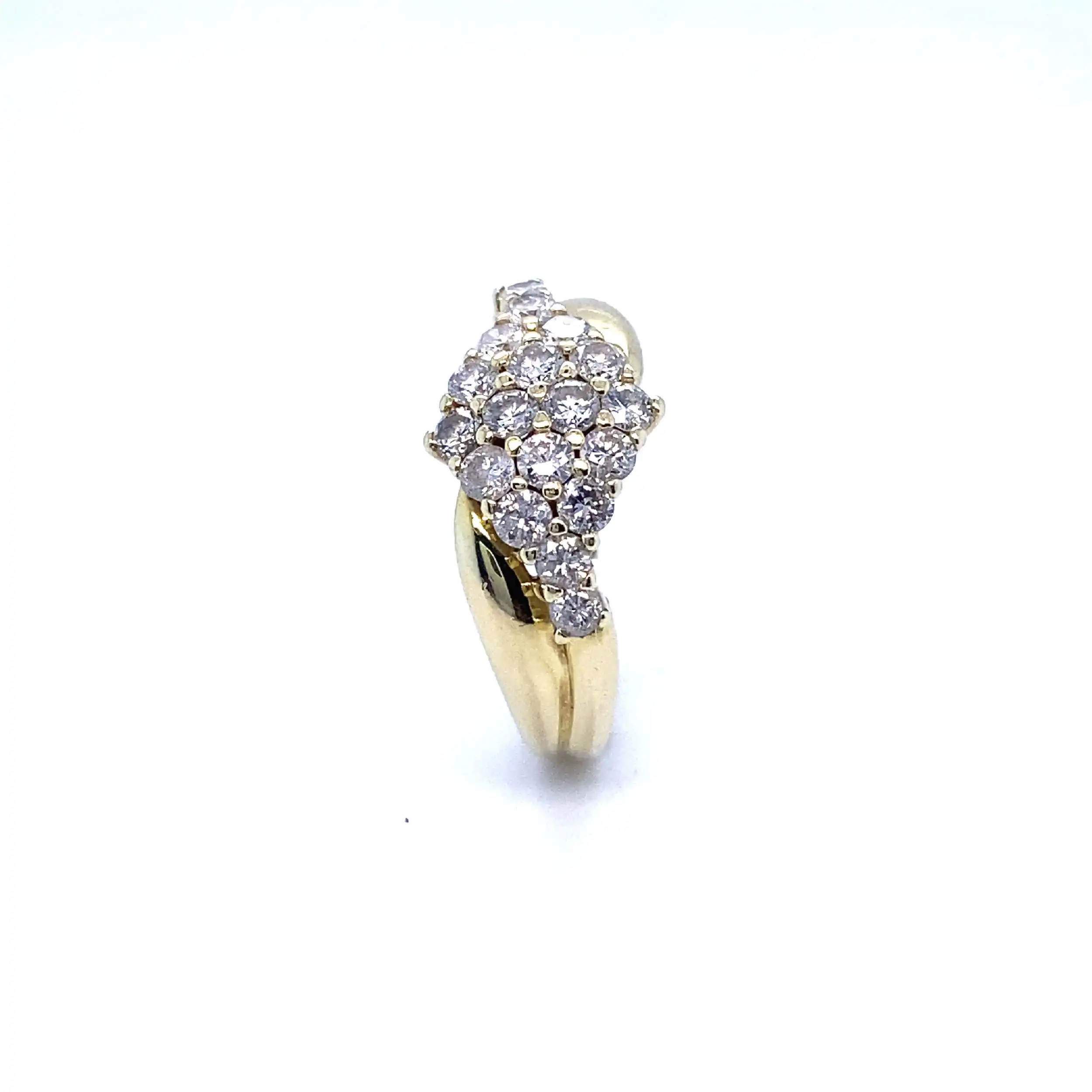 Ring Gelbgold mit Brillanten Ring Gelbgold mit Brillanten