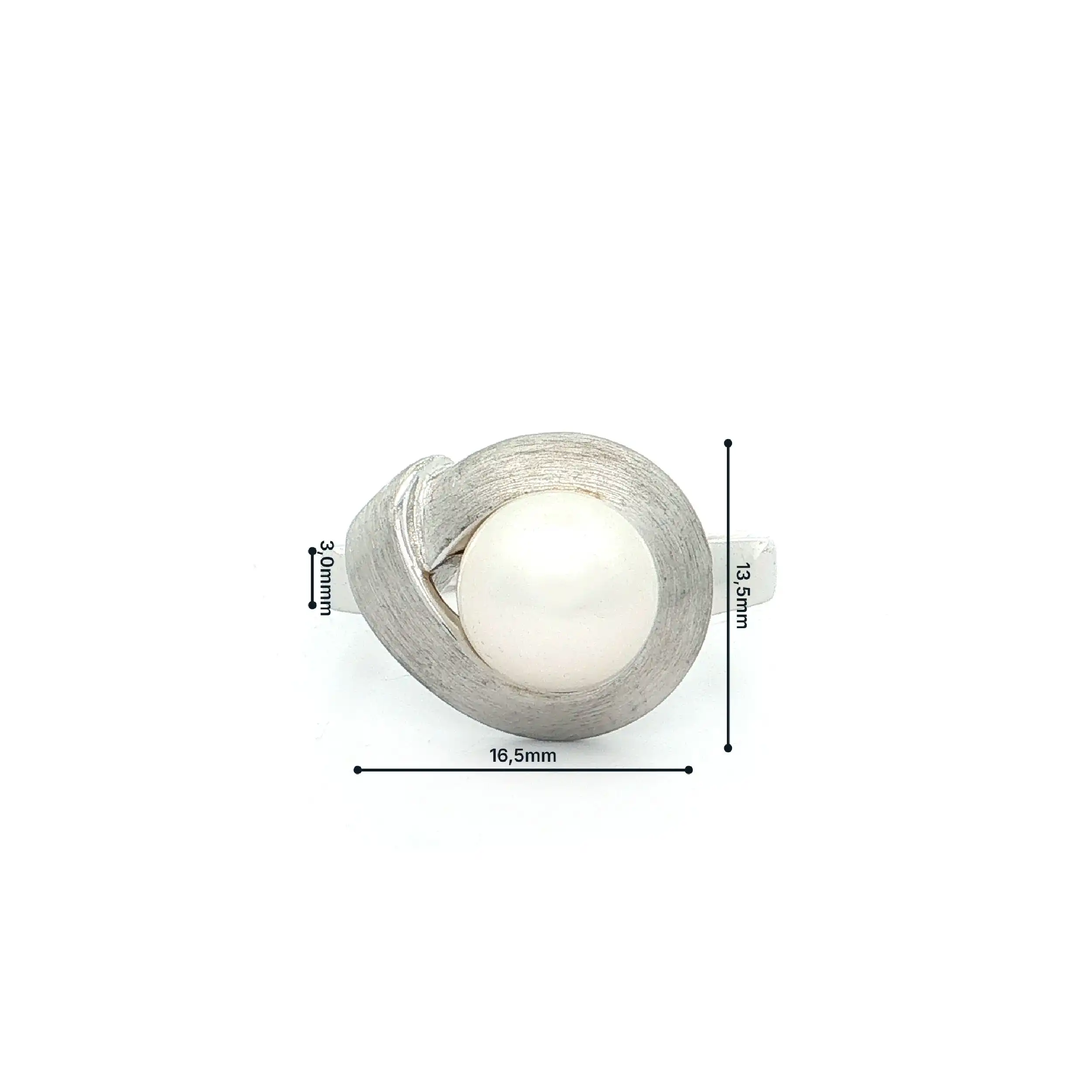 Ring Silber mit Perle