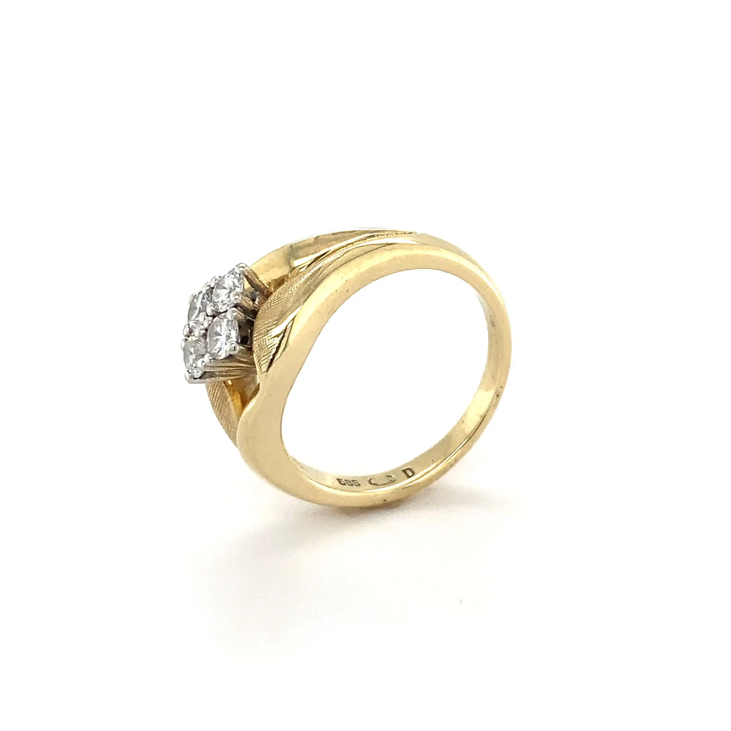 Ring Gelbgold mit Brillanten Ring Gelbgold mit Brillanten