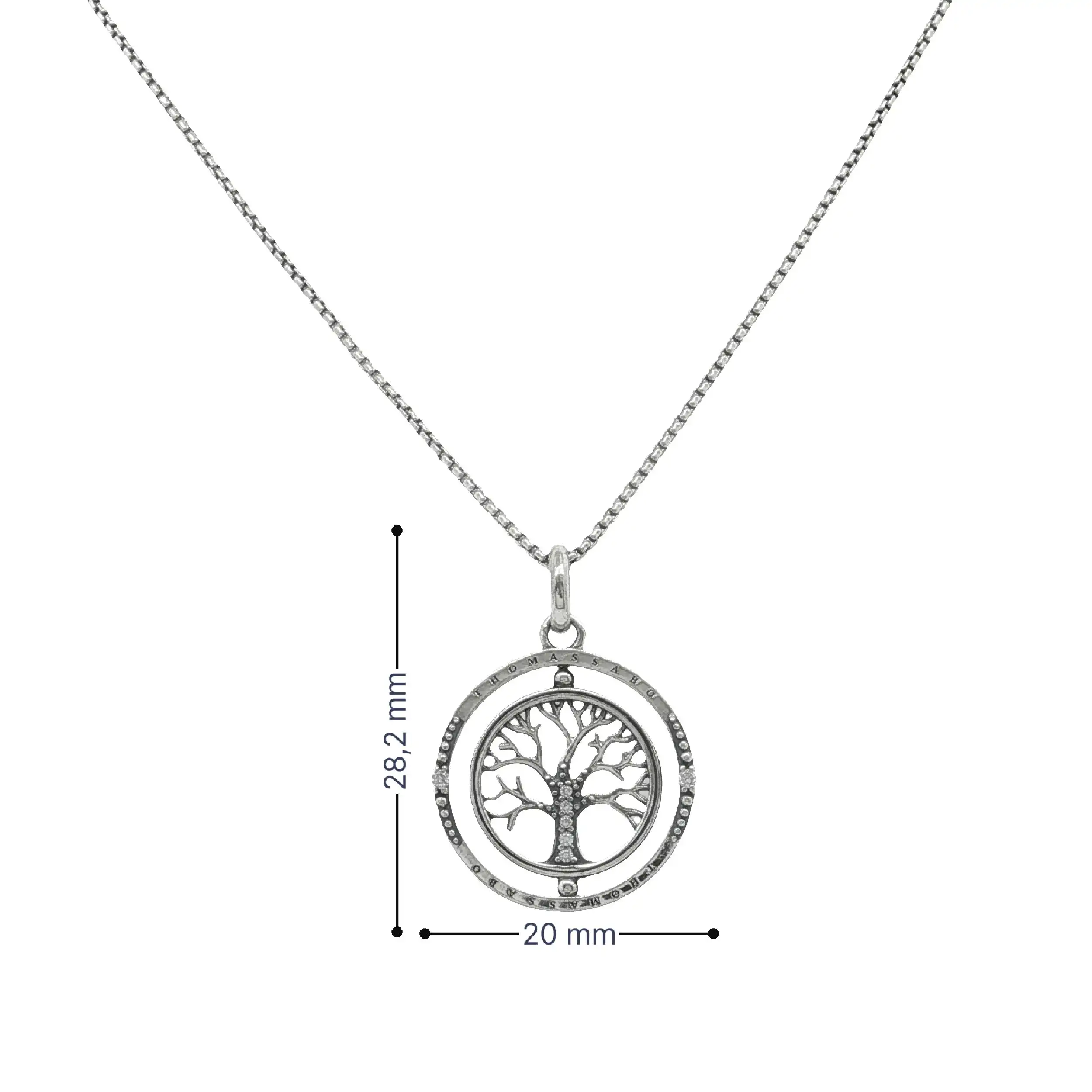 Kette mit Anhänger Thomas Sabo Tree of Love Kette mit Anhänger Thomas Sabo Tree of Love