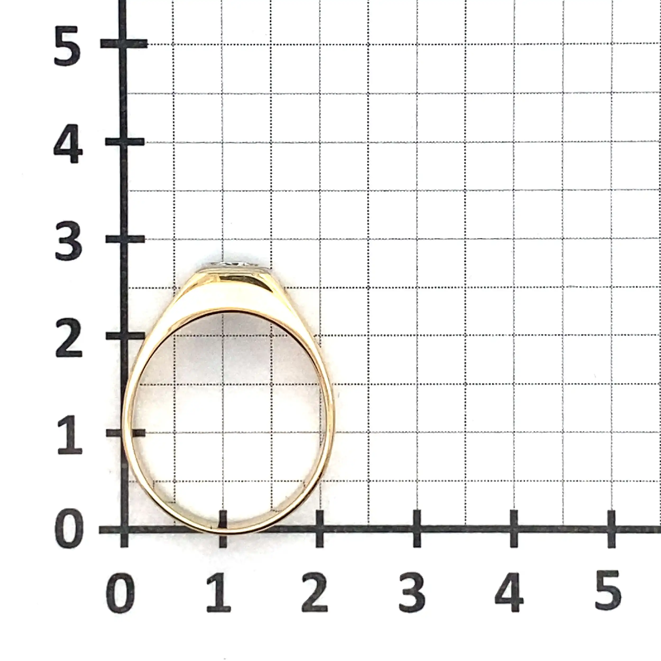Ring Bicolor mit Brillant