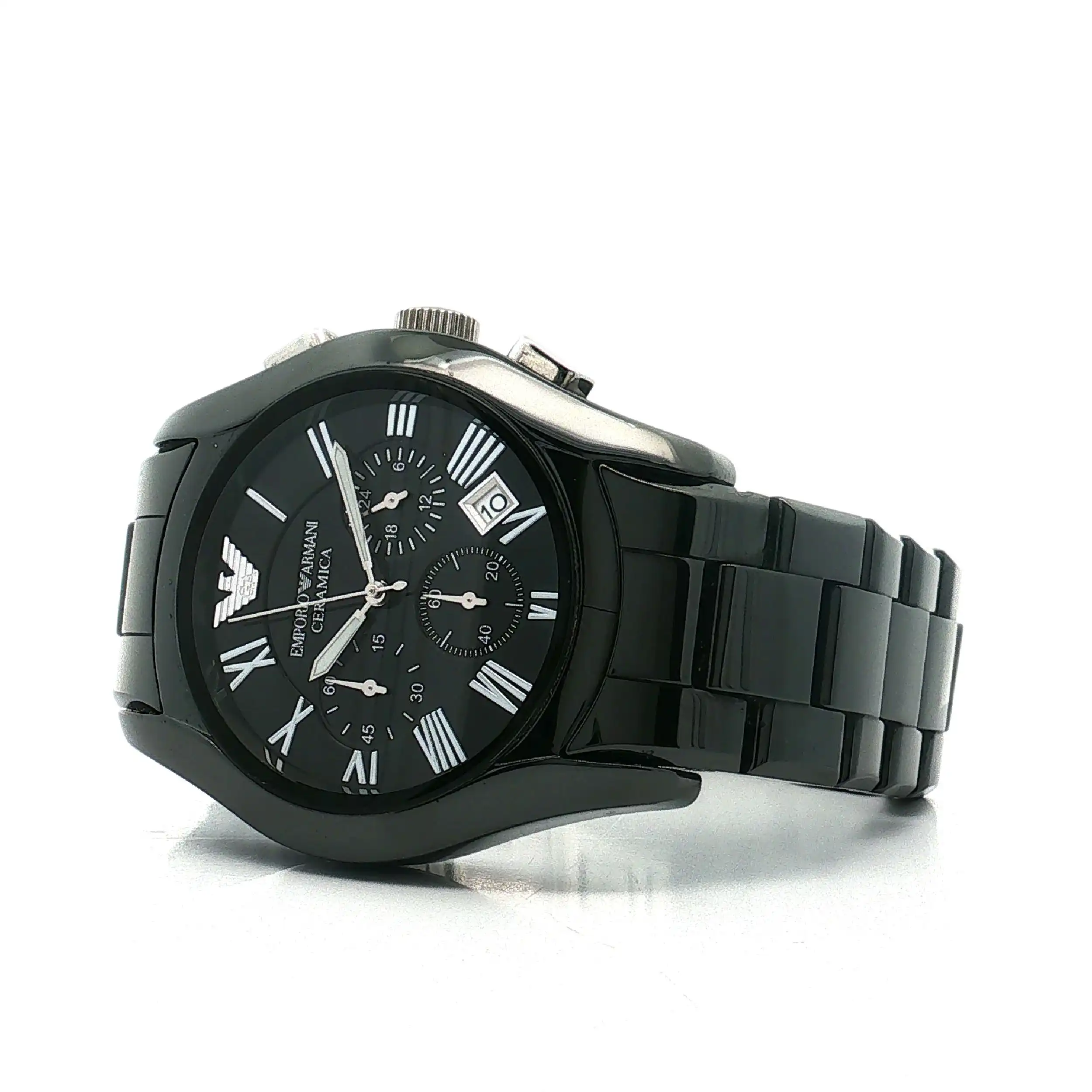 Herrenuhr Armani Ceramica mit Ersatzelementen