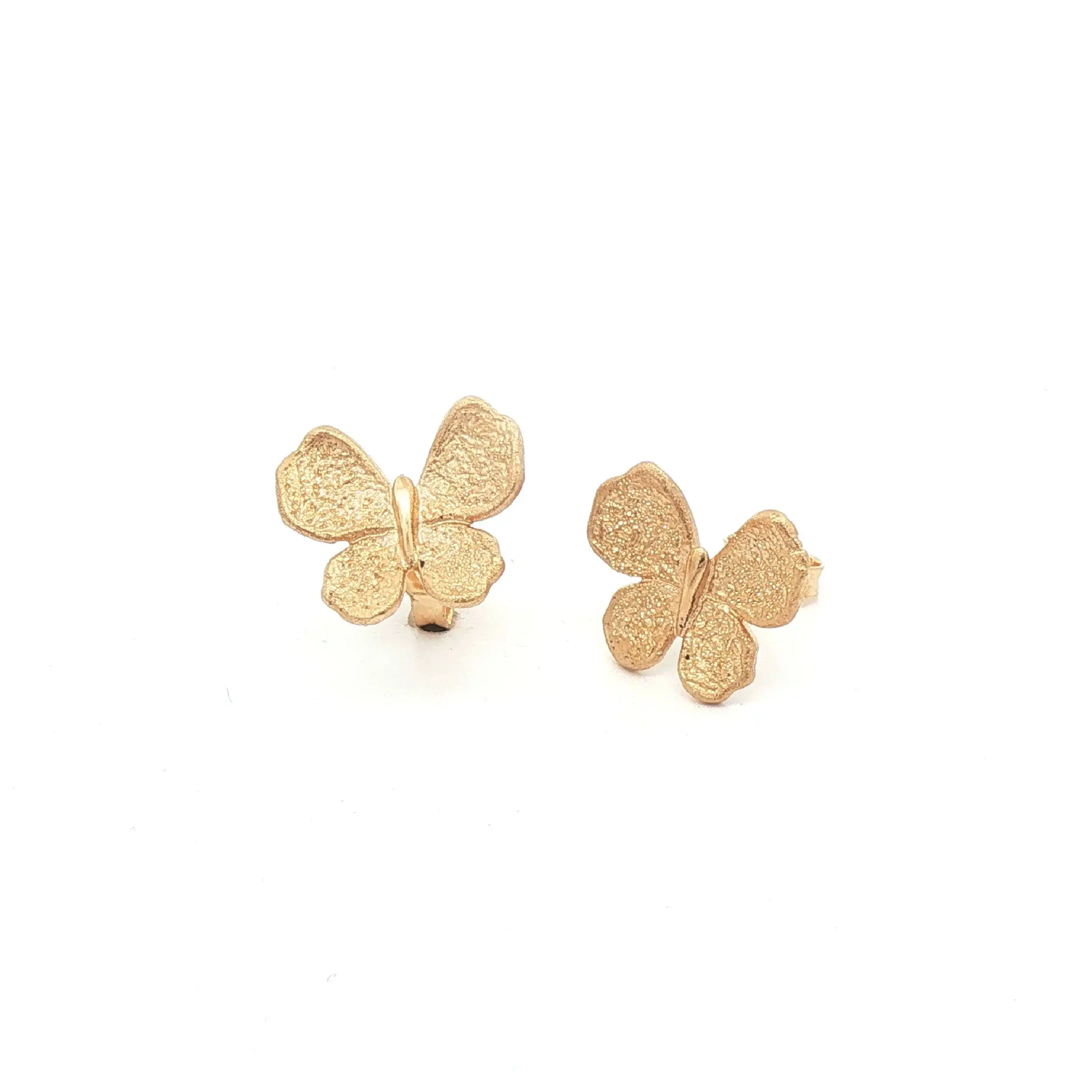 Ohrstecker Gelbgold "Schmetterling"