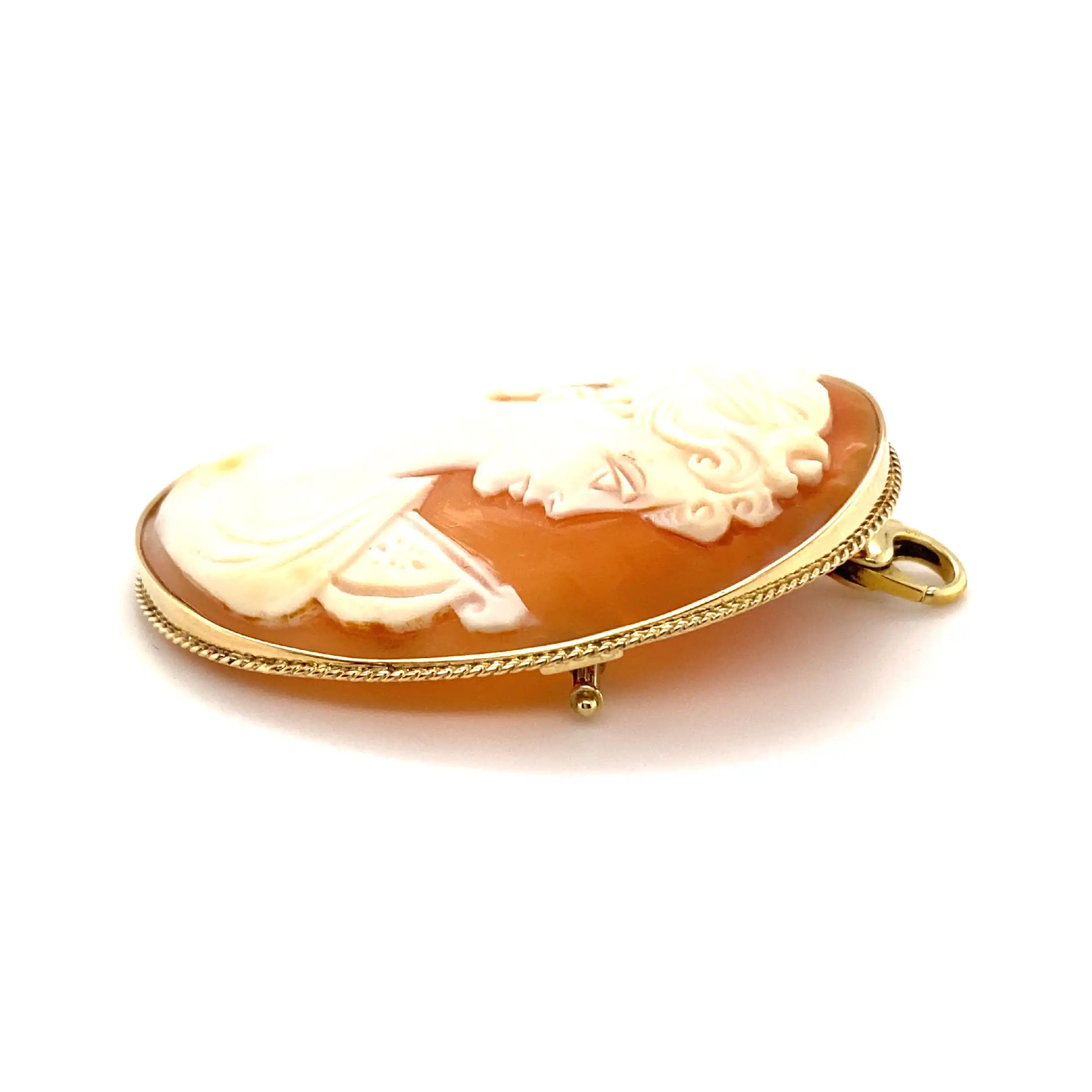 Anhänger/ Brosche Gelbgold Kamee Anhänger/ Brosche Gelbgold Kamee