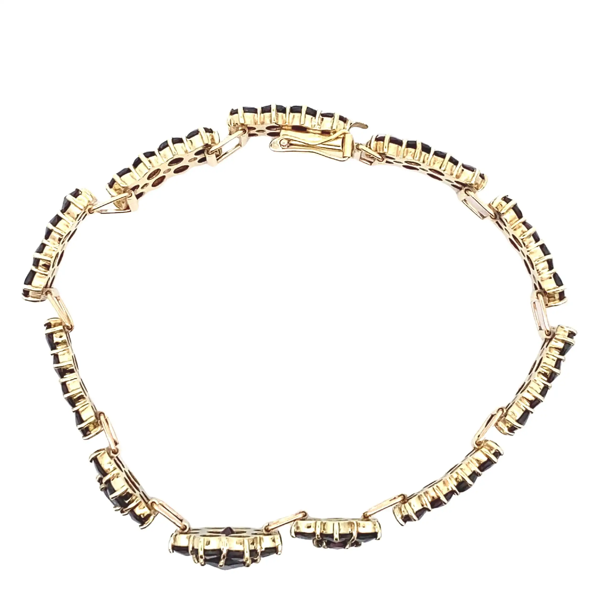 Armband Gelbgold mit Granat Armband Gelbgold mit Granat