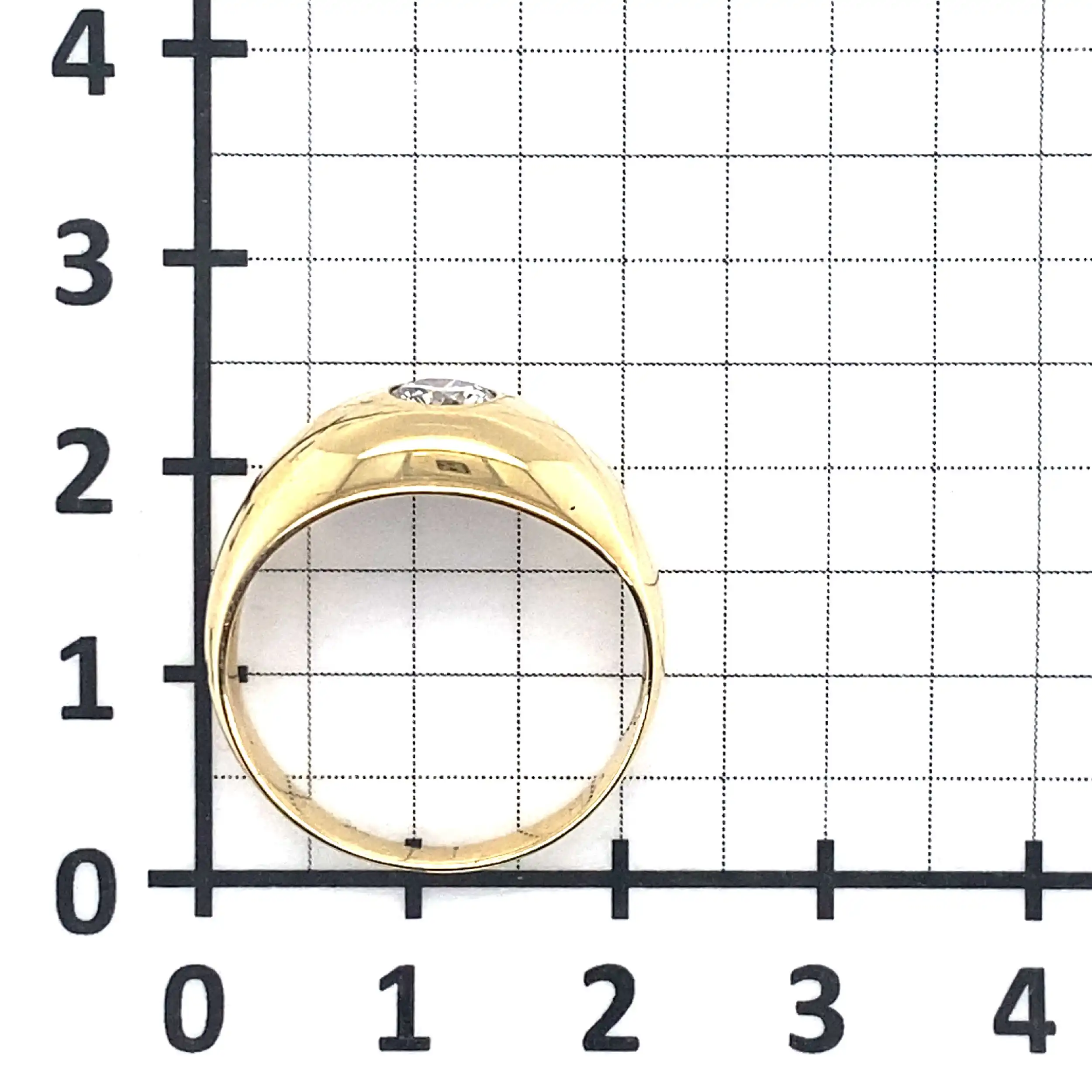 Ring Gelbgold mit Brillant Solitär Ring Gelbgold mit Brillant Solitär