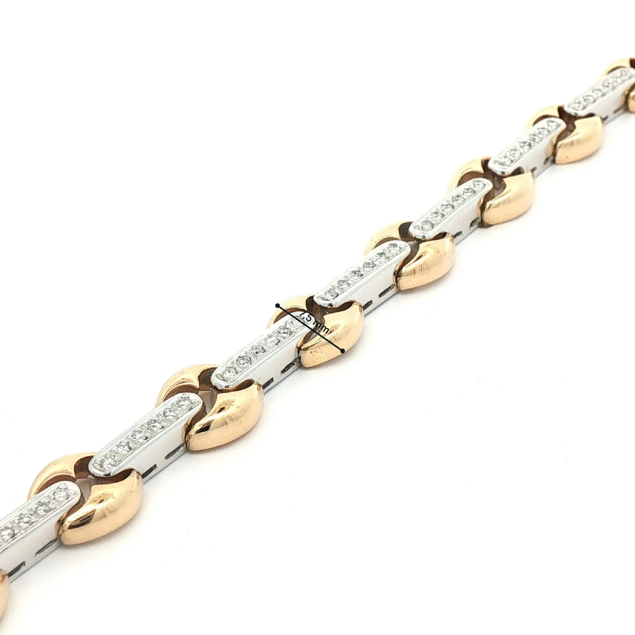 Armband Bicolor mit Brillanten
