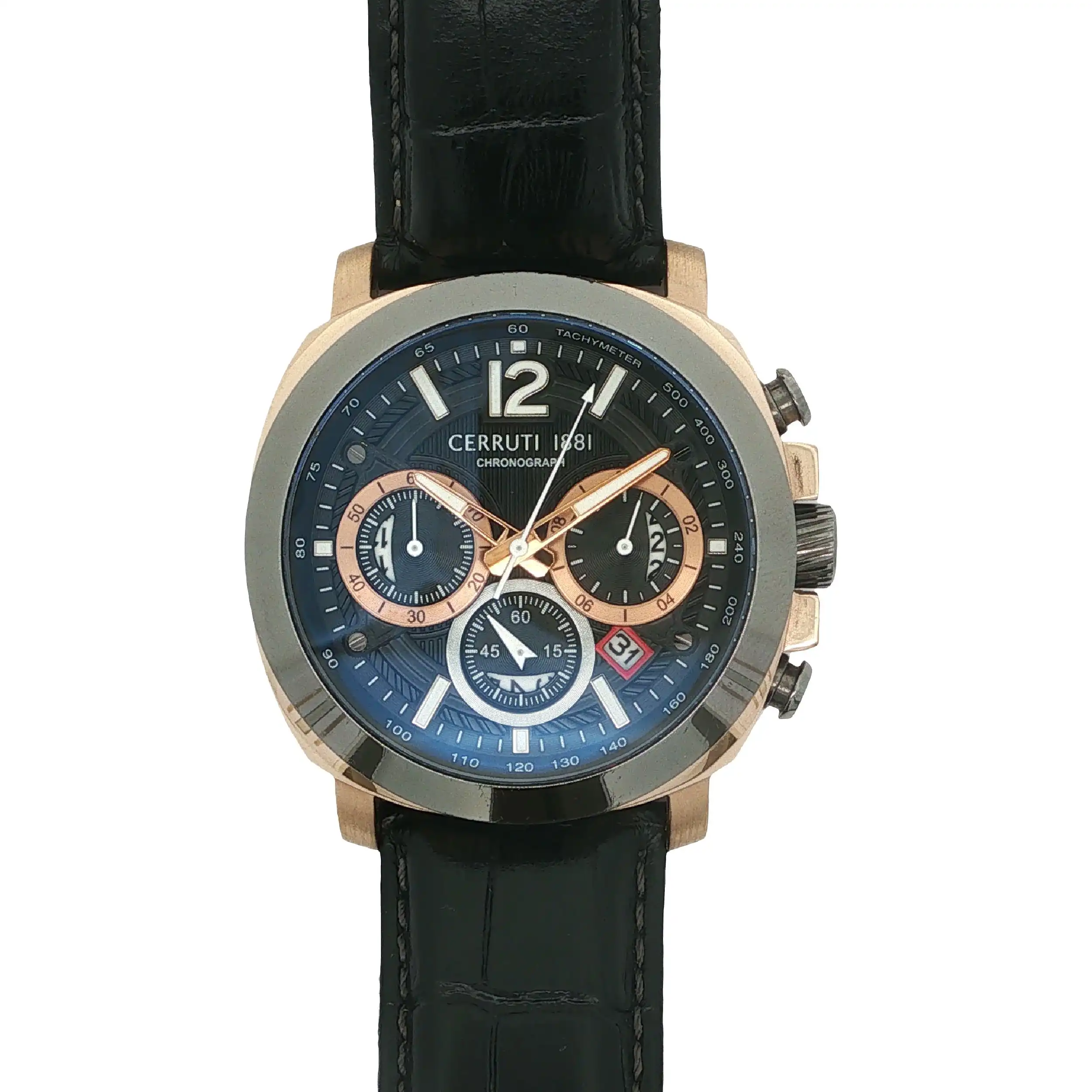 Herrenuhr Cerruti Position mit Lederband