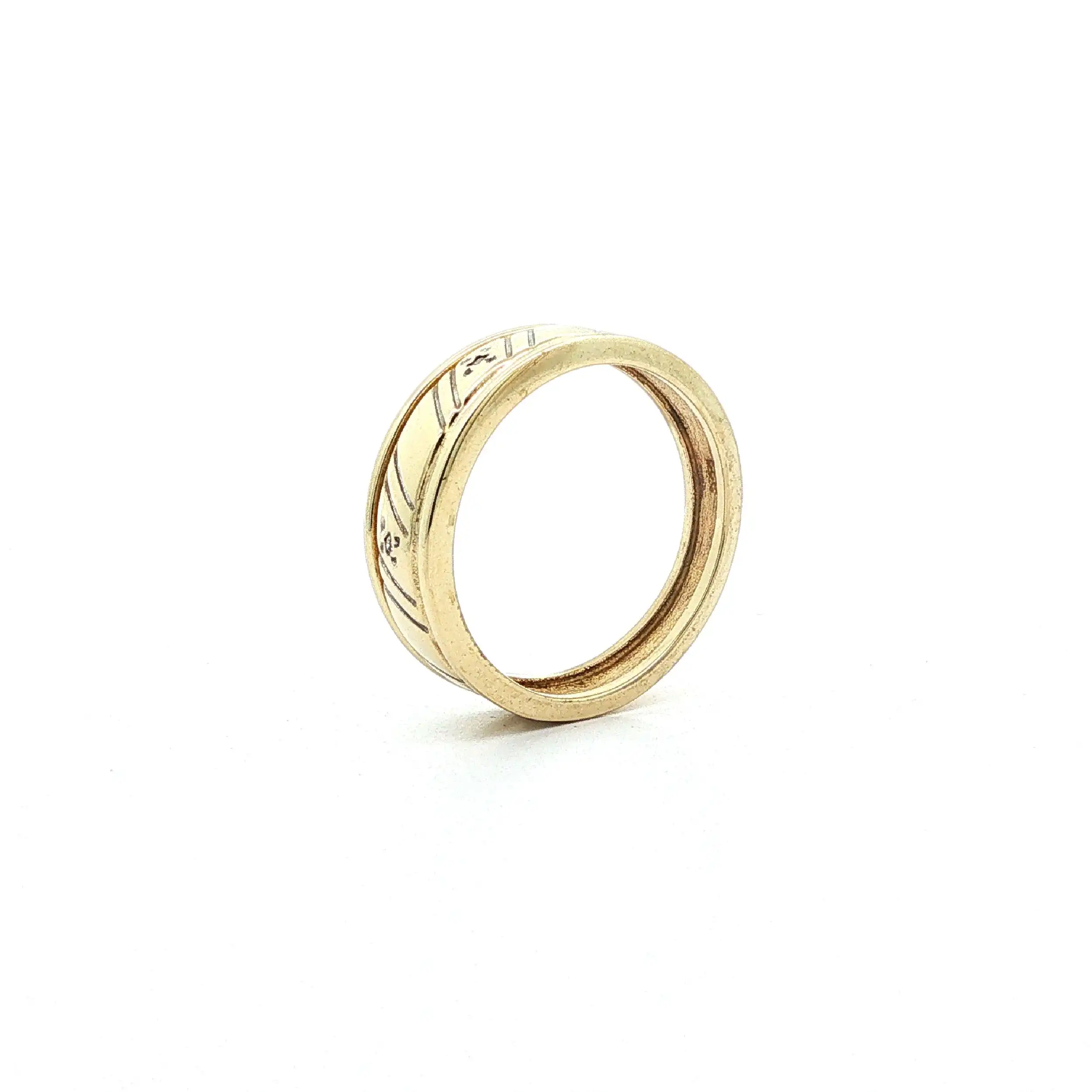 Ring Gelbgold mit Diamanten Ring Gelbgold mit Diamanten