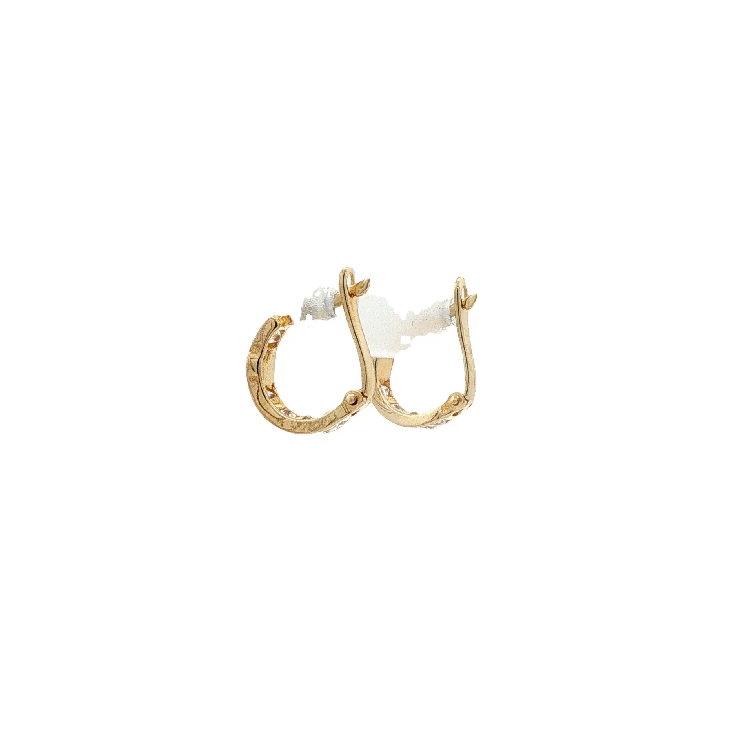 Kinderohrringe Gelbgold mit Zirkonia Kinderohrringe Gelbgold mit Zirkonia