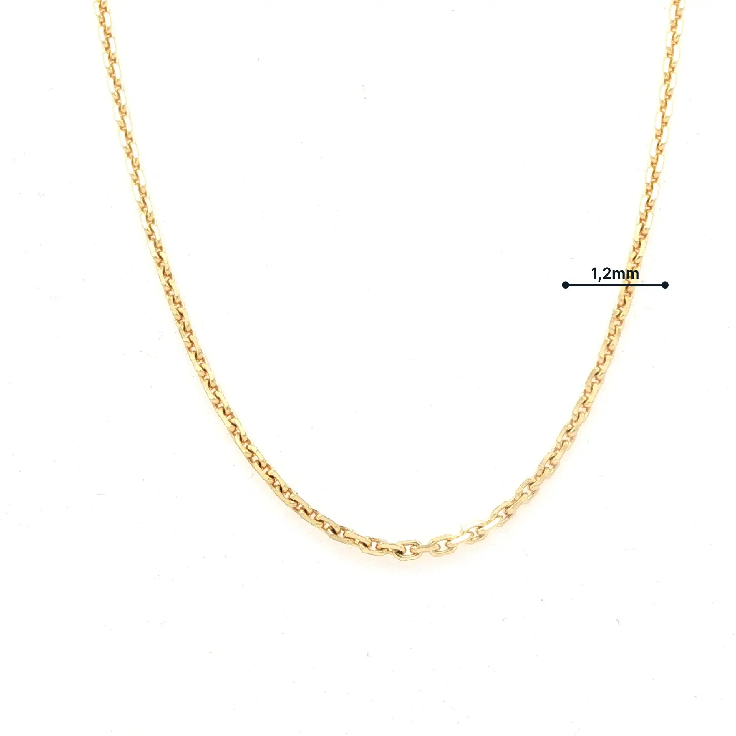 Ankerkette Gelbgold