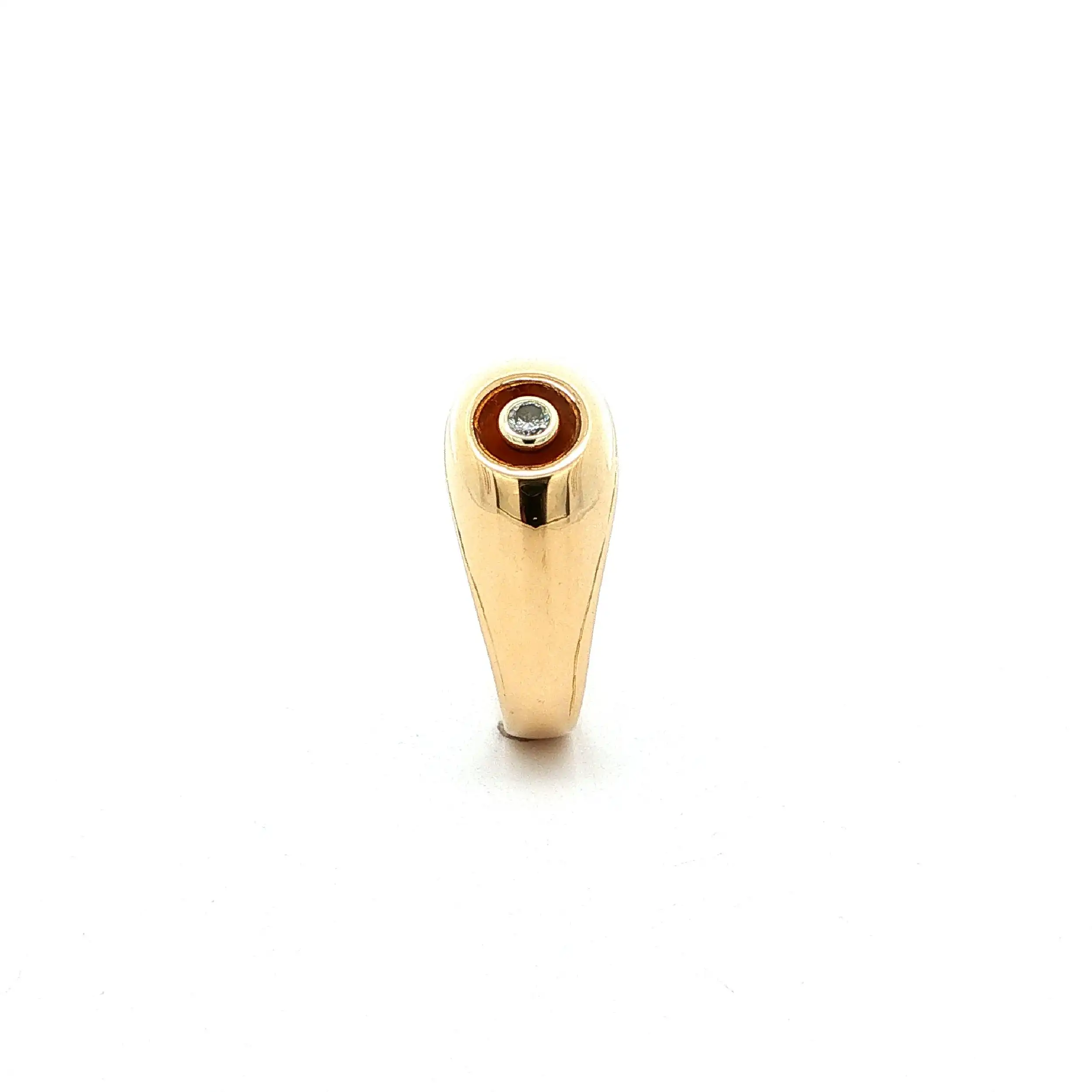 Ring Gelbgold mit Brillant