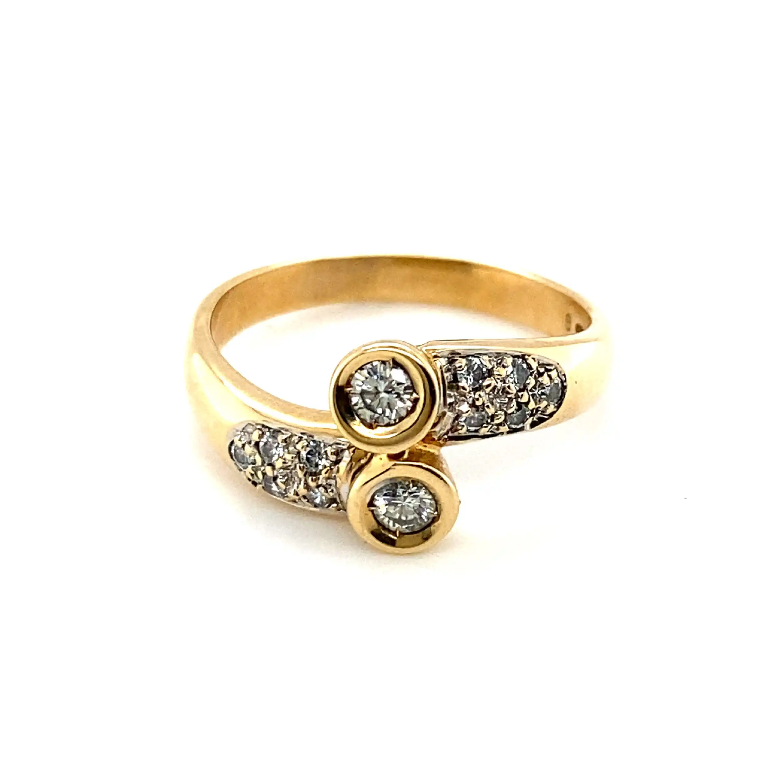 Ring Gelbgold mit Brillanten Ring Gelbgold mit Brillanten