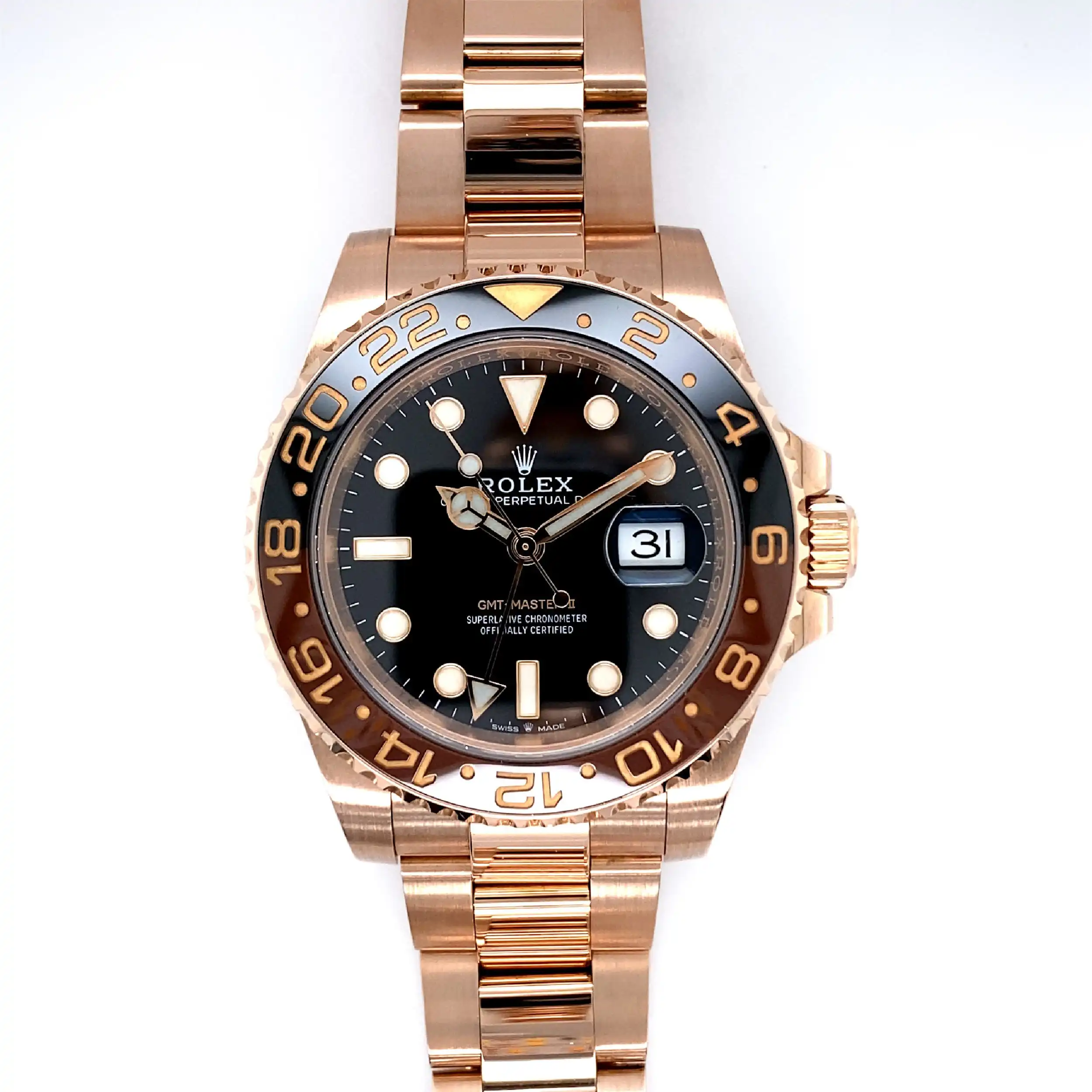 Herrenuhr Rolex GMT Master II -Rootbeer- Everose-Gold Herrenuhr Rolex GMT Master II -Rootbeer- Everose-Gold